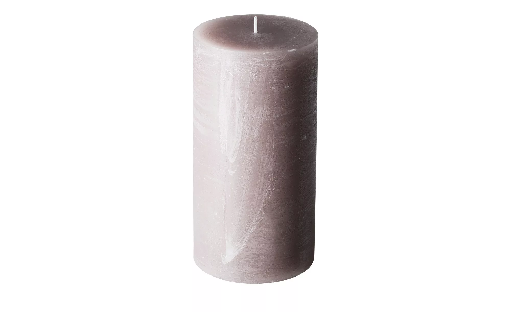 Zylinderkerze - grau - 19 cm - Dekoration > Kerzen & Lichter - Möbel Kraft günstig online kaufen