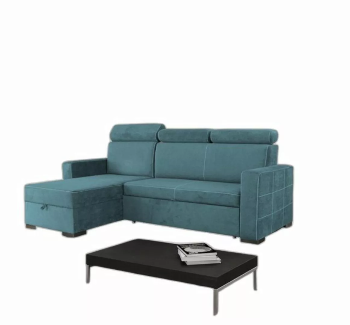 Xlmoebel Ecksofa Elegantes Blaues L-förmiges Sofa Zeitgemäßes Couchdesign N günstig online kaufen