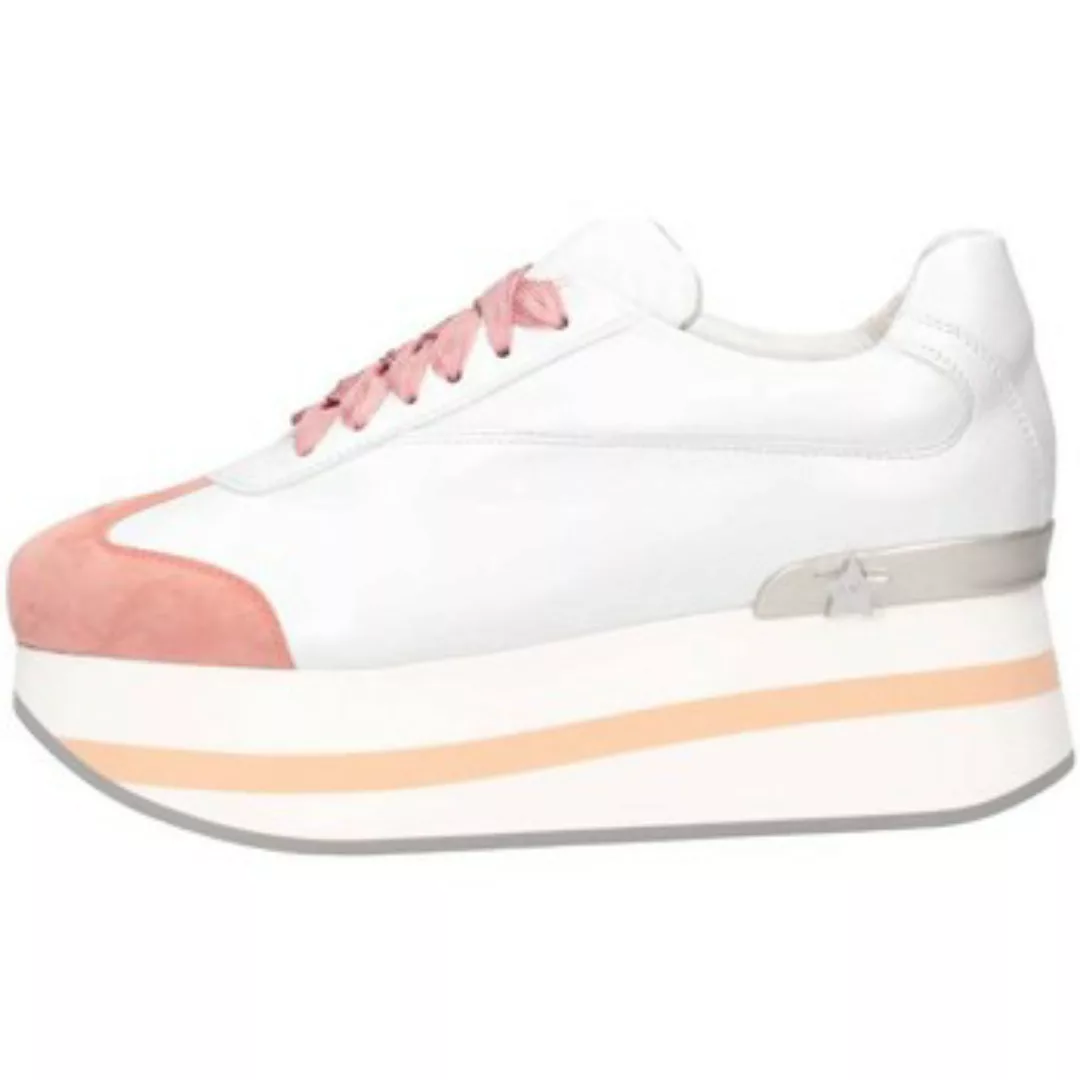 Mg Magica  Sneaker D19181 BIANCO/ROSA Sneaker Frau Weiß / Pink günstig online kaufen