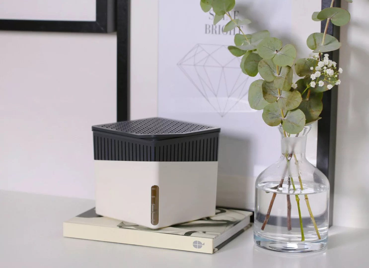 WENKO Luftentfeuchter »Cube«, für 80 m³ Räume, 2 x 1000g günstig online kaufen