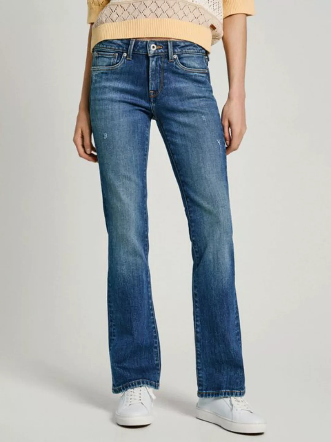 Pepe Jeans Bootcut-Jeans (1-tlg) Patches günstig online kaufen