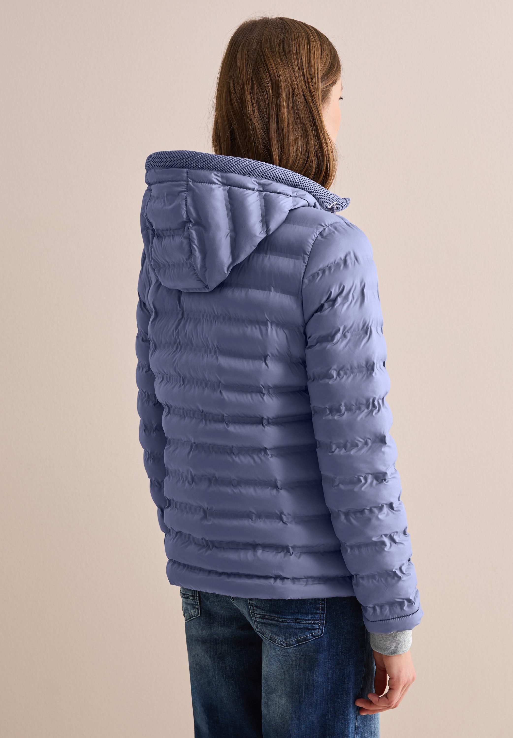 Cecil Steppjacke, mit Kapuze, mit Kapuze mit Tunnelzugband günstig online kaufen