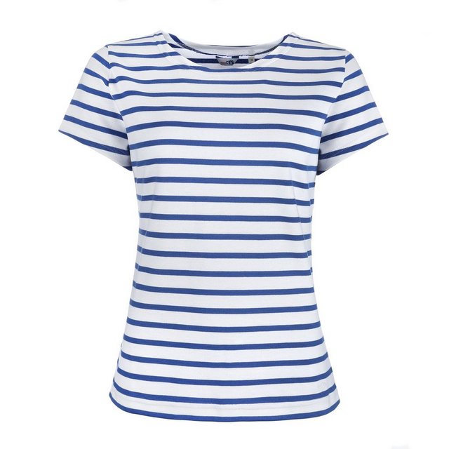 modAS Rundhalsshirt Bretonisches Damenshirt T-Shirt mit Streifen aus Baumwo günstig online kaufen