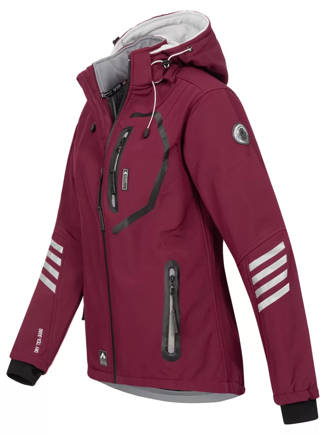 Arctic Seven Softshelljacke "ASNicolia", funktionale Outdoorjacke mit abneh günstig online kaufen