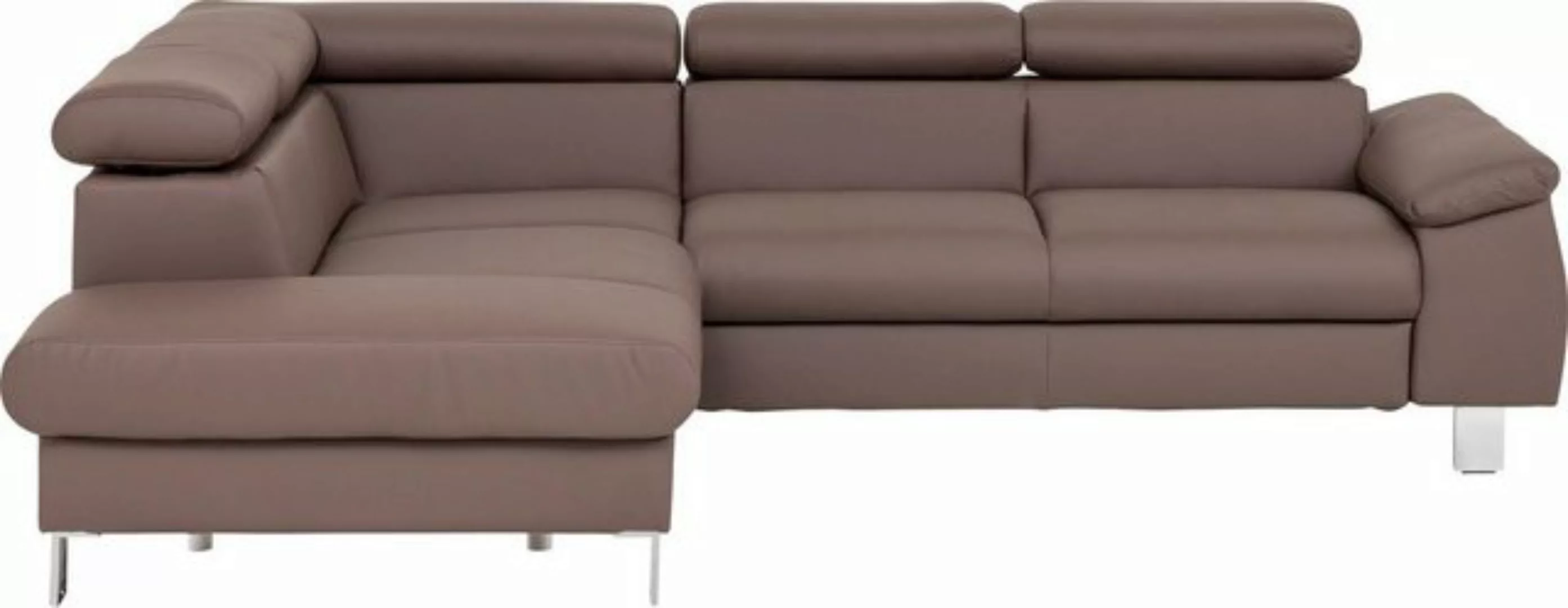 COTTA Ecksofa "Komaris L-Form", inklusive Kopf- bzw. Rückenverstellung, wah günstig online kaufen