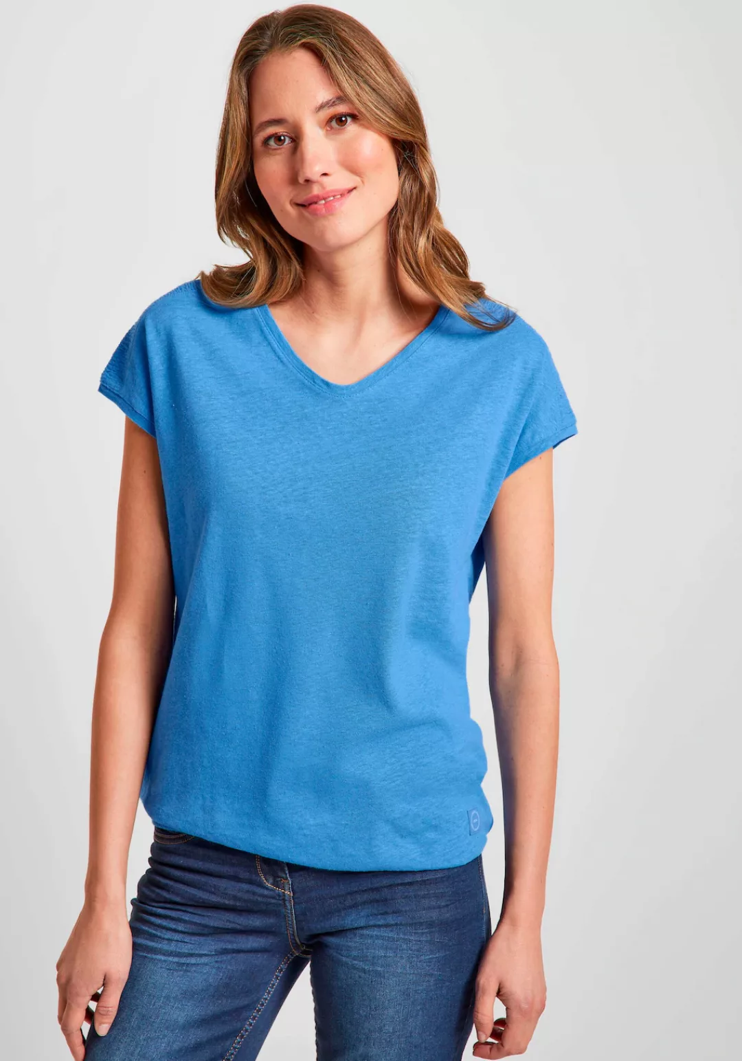 Cecil T-Shirt, in Unifarbe günstig online kaufen