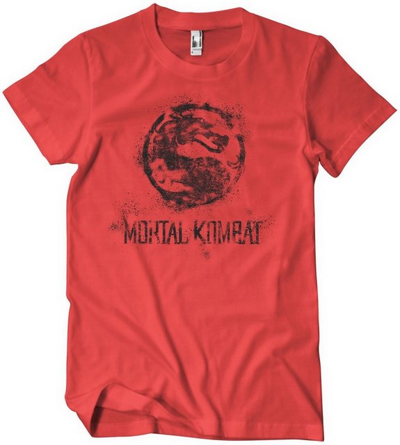 Mortal Kombat T-Shirt Distressed Dragon T-Shirt günstig online kaufen