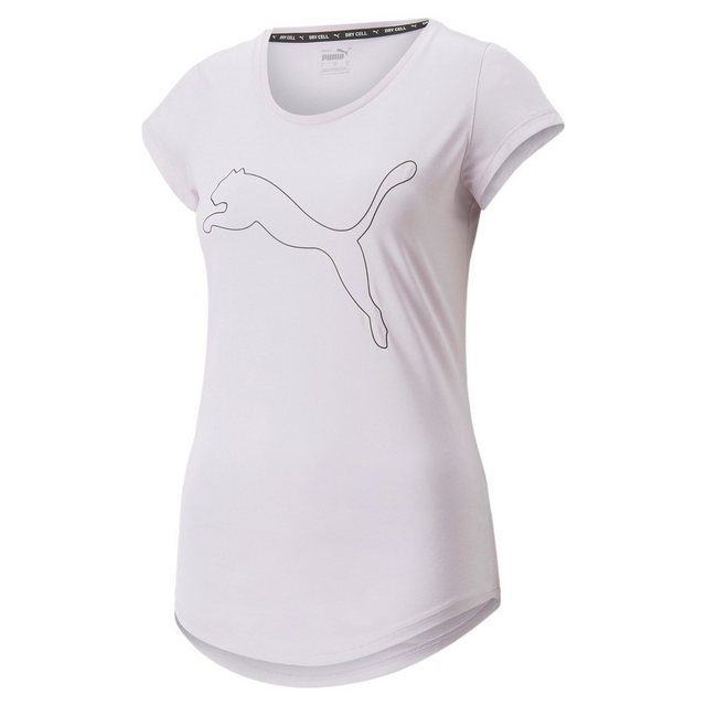 PUMA T-Shirt Puma Damen Trainingsshirt Performance Heather Cat Tee 520487 günstig online kaufen