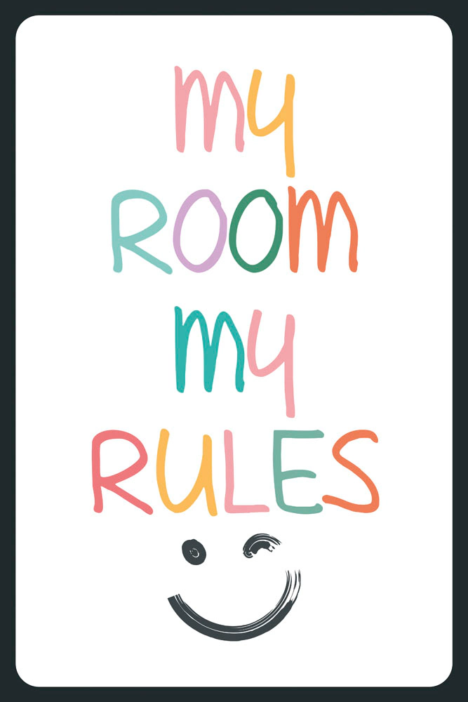 queence Metallbild "My Rules", Sprüche, (1 St.) günstig online kaufen