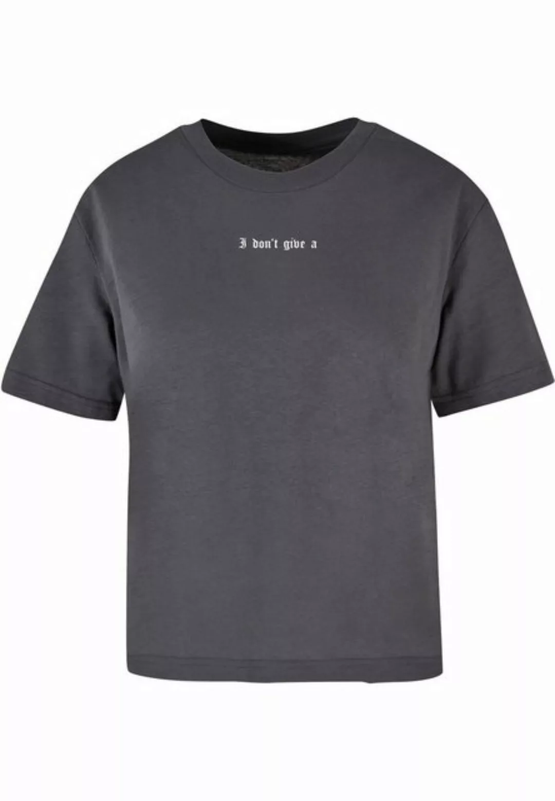 Miss Tee Kurzarmshirt Miss Tee Damen I Don't Give A F Tee (1-tlg) günstig online kaufen