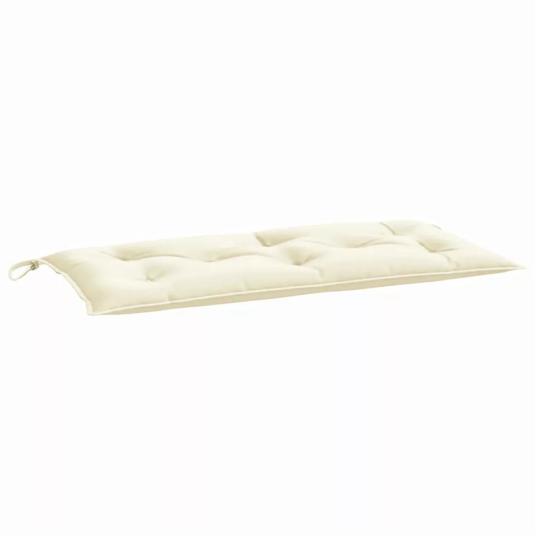 vidaXL Sitzauflage Gartenbank-Auflage Creme 100x50x7 cm günstig online kaufen