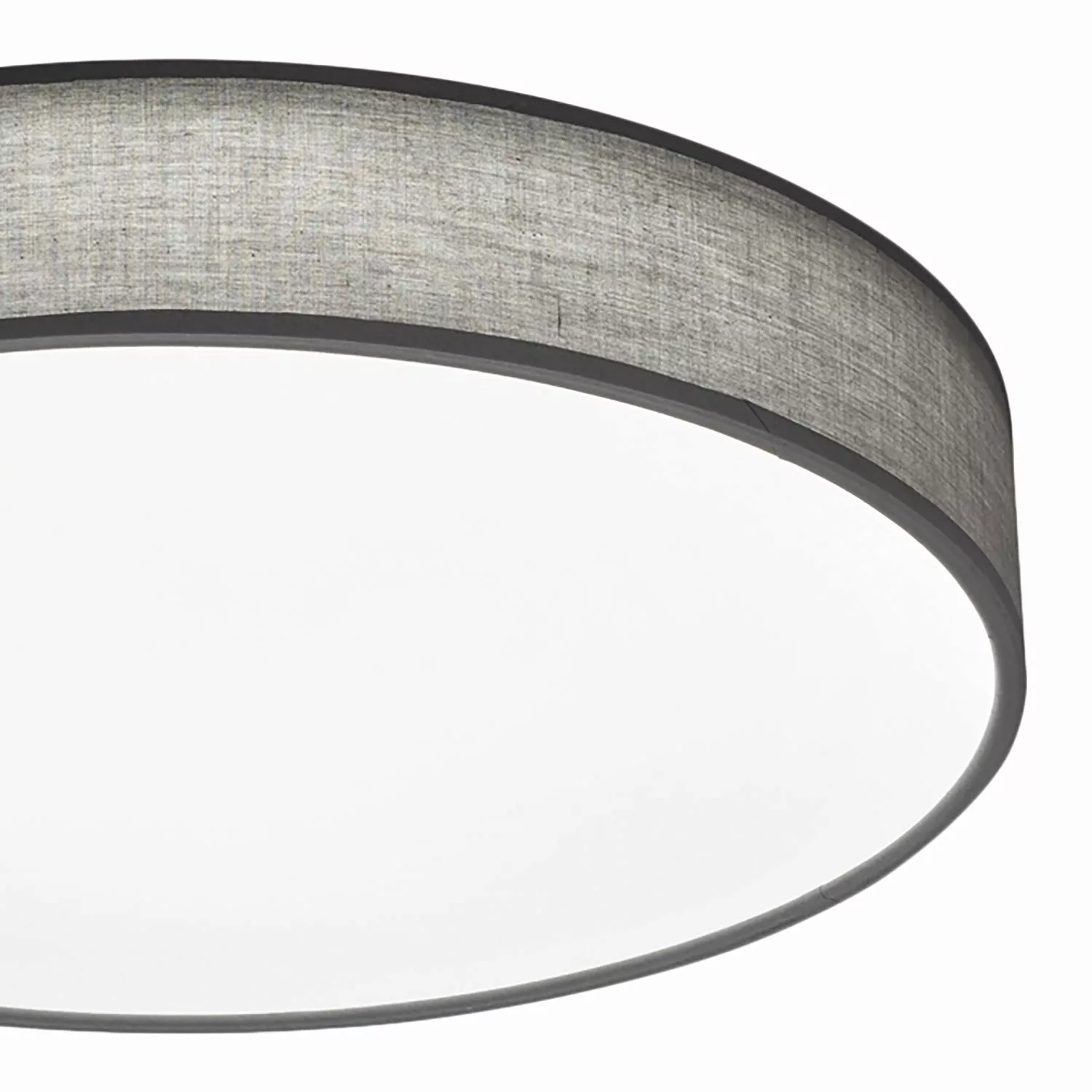 Trio LED Deckenleuchte Lugano Grau 100 mm x 600 mm x 600 mm günstig online kaufen