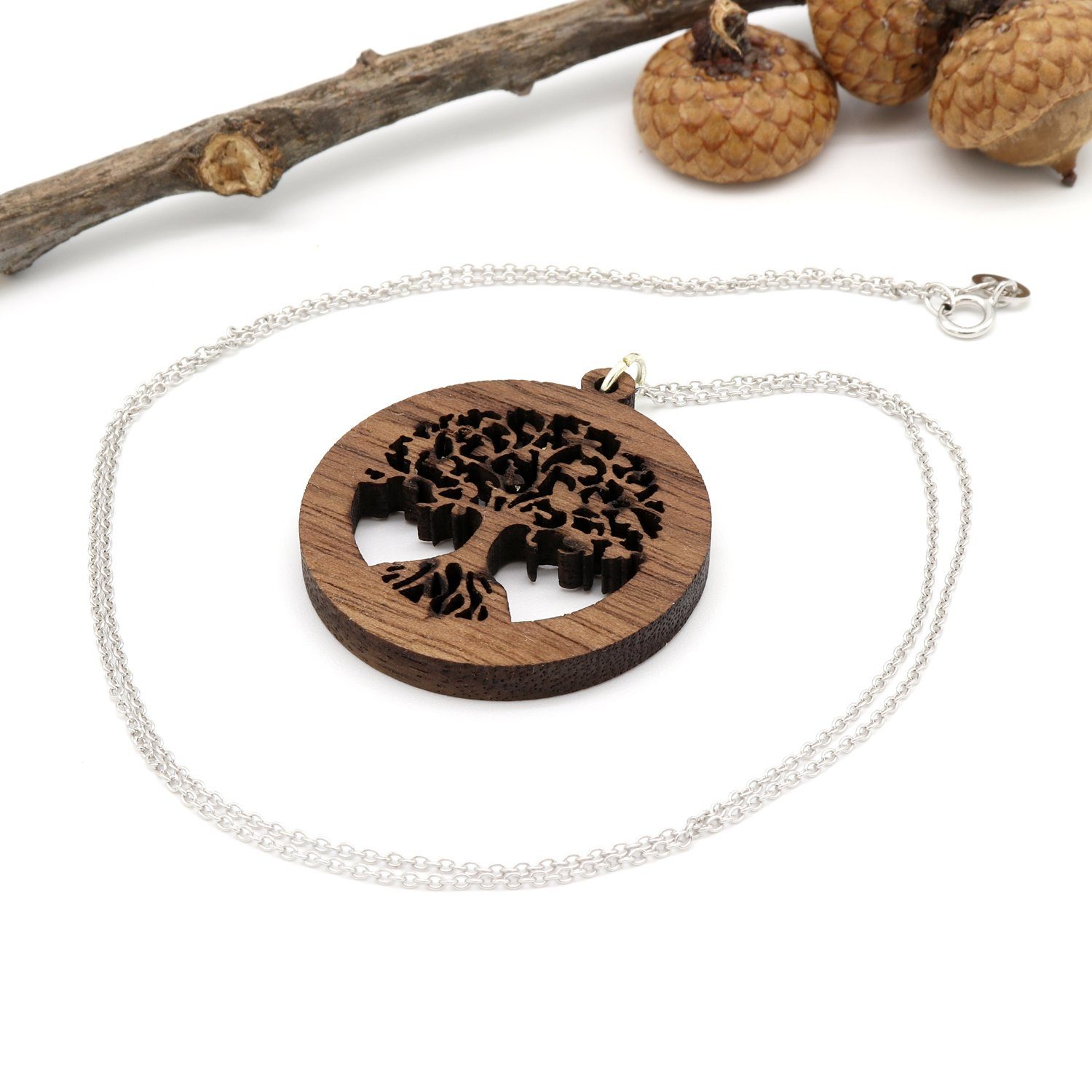 NaturSchatulle Kette mit Anhänger Baum des günstig online kaufen