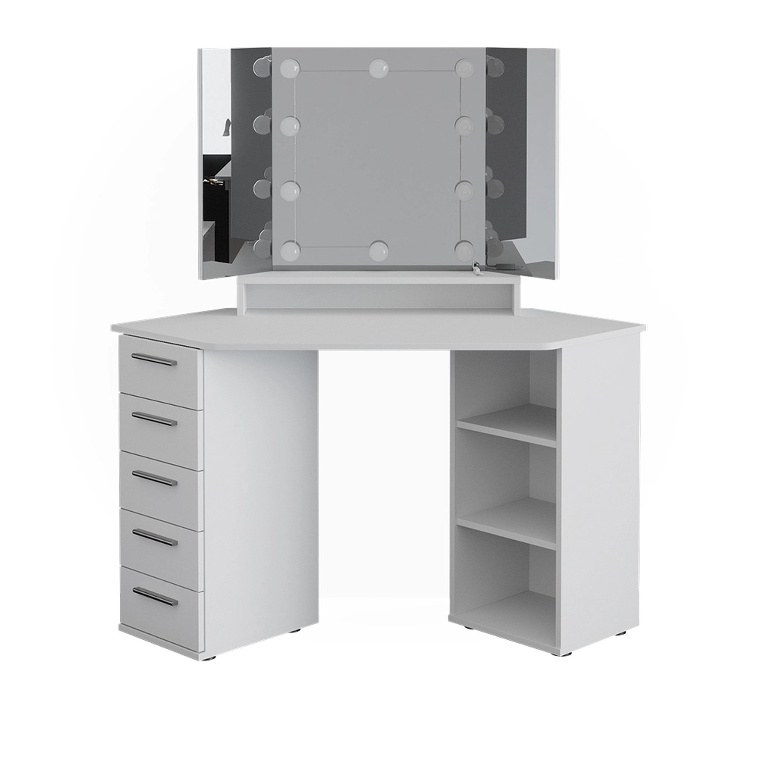 Vicco Schminktisch Sofia, Weiß, 128 cm günstig online kaufen