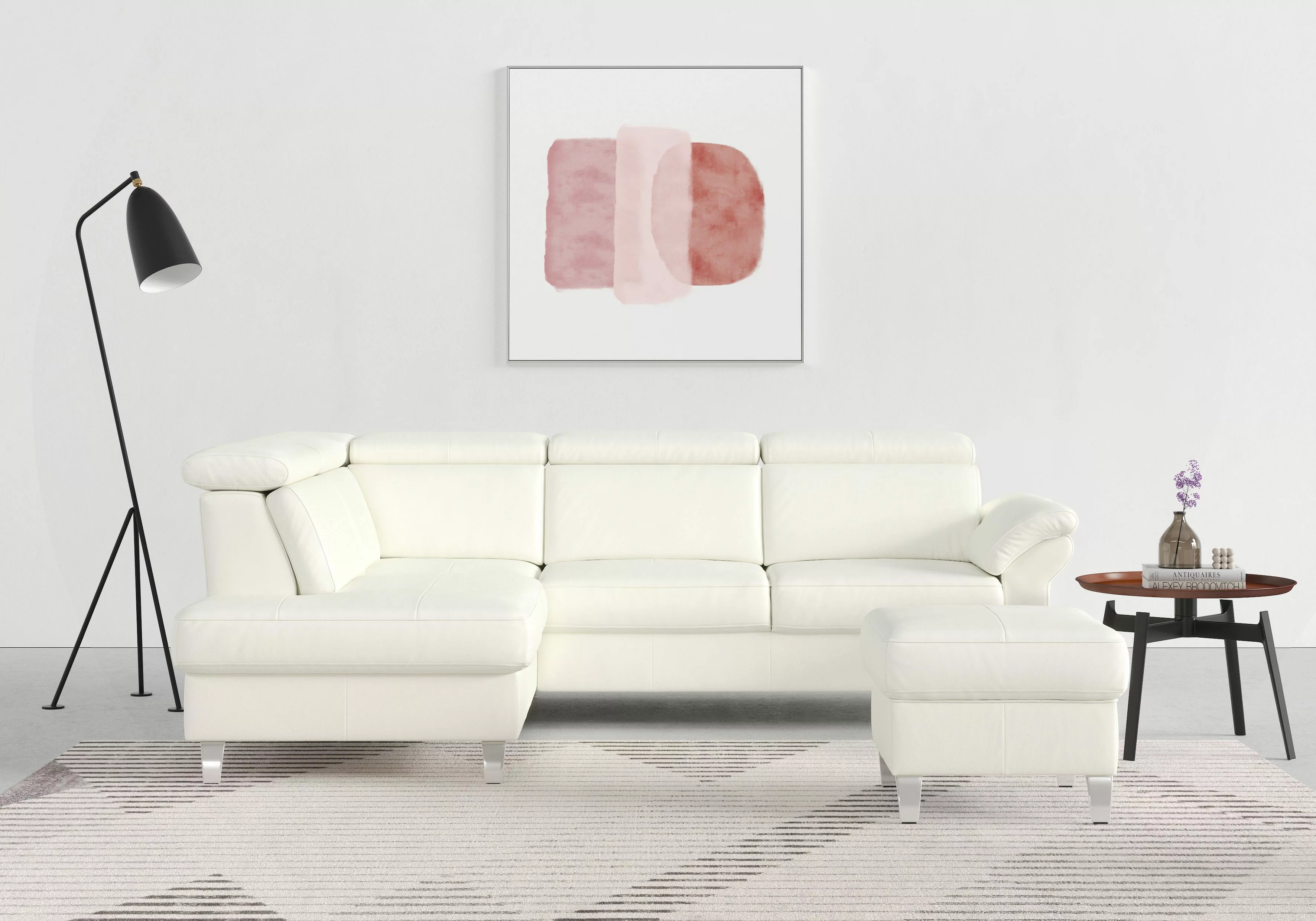 sit&more Ecksofa, inklusive Kopfteilverstellung, wahlweise mit Bettfunktion günstig online kaufen