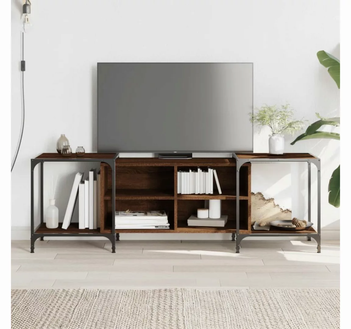 vidaXL TV-Schrank TV-Schrank Braun Eichen-Optik 153x37x50 cm Holzwerkstoff günstig online kaufen
