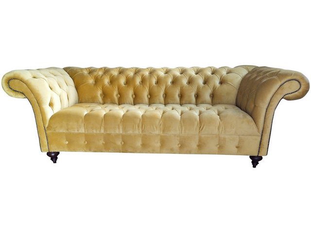 Xlmoebel Sofa Neu Luxus Sofa Dreisitzer Design Chesterfield Textil Couchen, günstig online kaufen