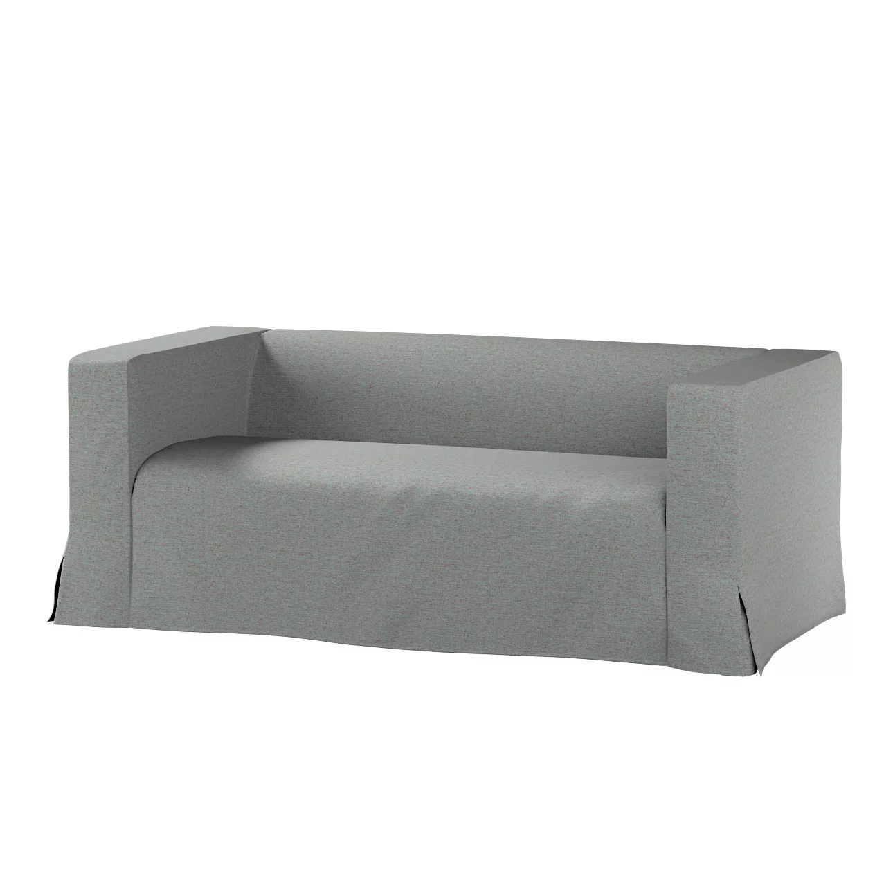 Bezug für Klippan 2-Sitzer Sofa, lang mit Kellerfalte, blau, Klippan 2-er, günstig online kaufen