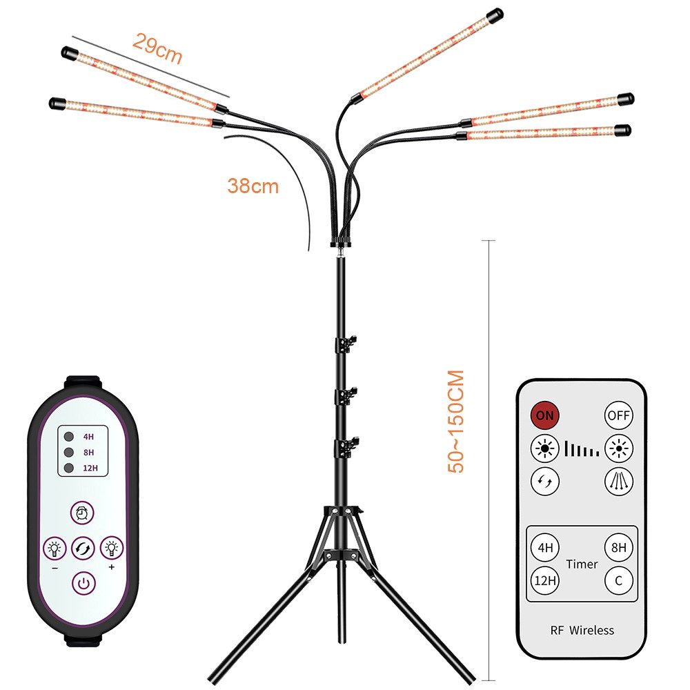 MUPOO Pflanzenlampe Pflanzenlampe Grow Lampe,LED-Wachstumslicht Vollspektru günstig online kaufen