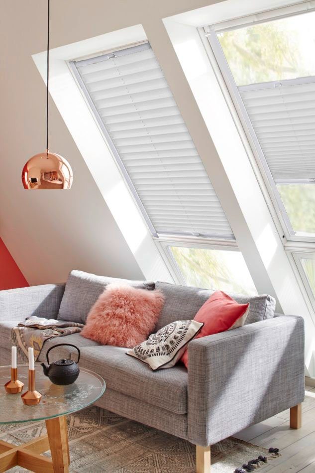 sunlines Dachfensterplissee »Classic Style Crepe«, Lichtschutz, verspannt, günstig online kaufen