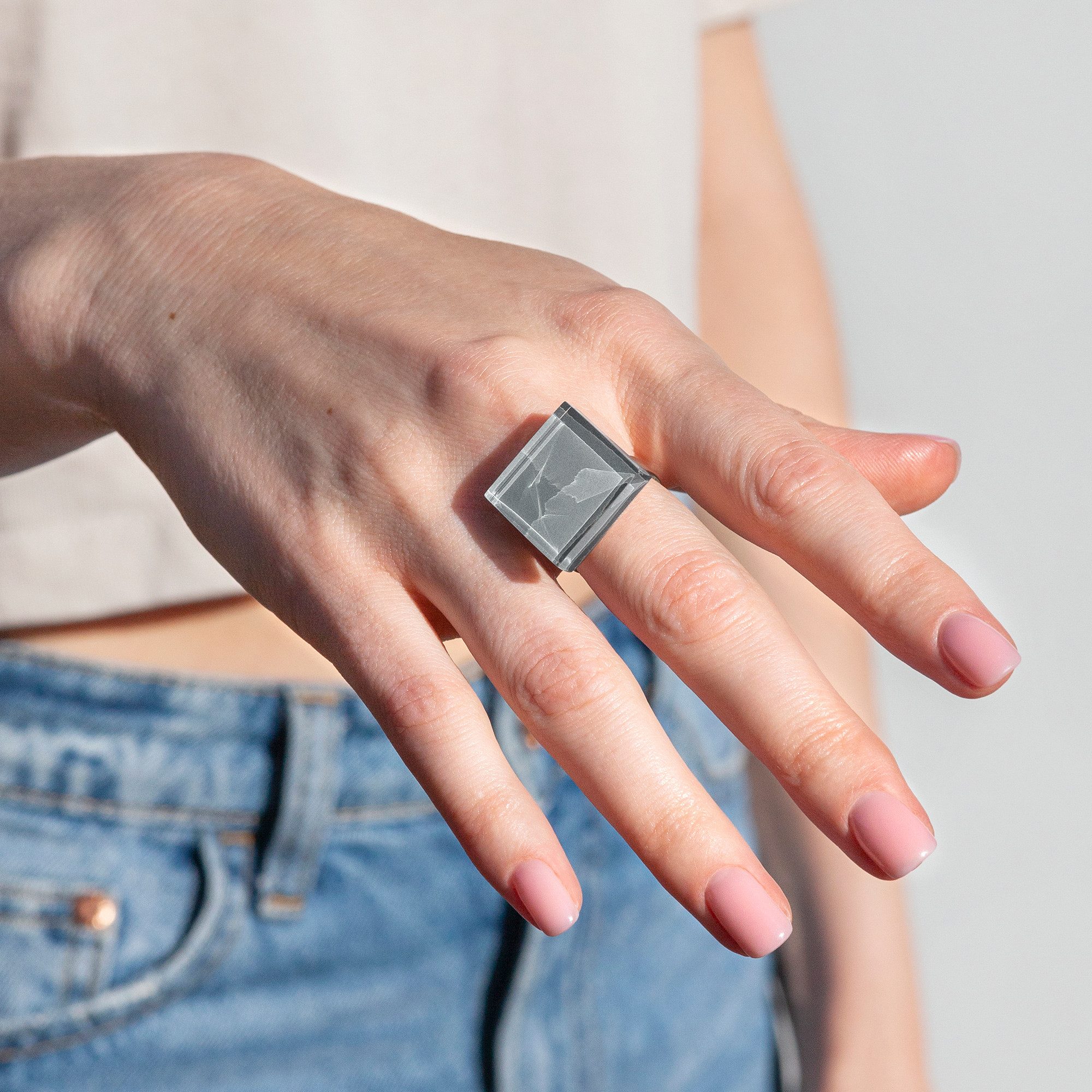 ALEXASCHA Fingerring Statement Ring mit Stein günstig online kaufen