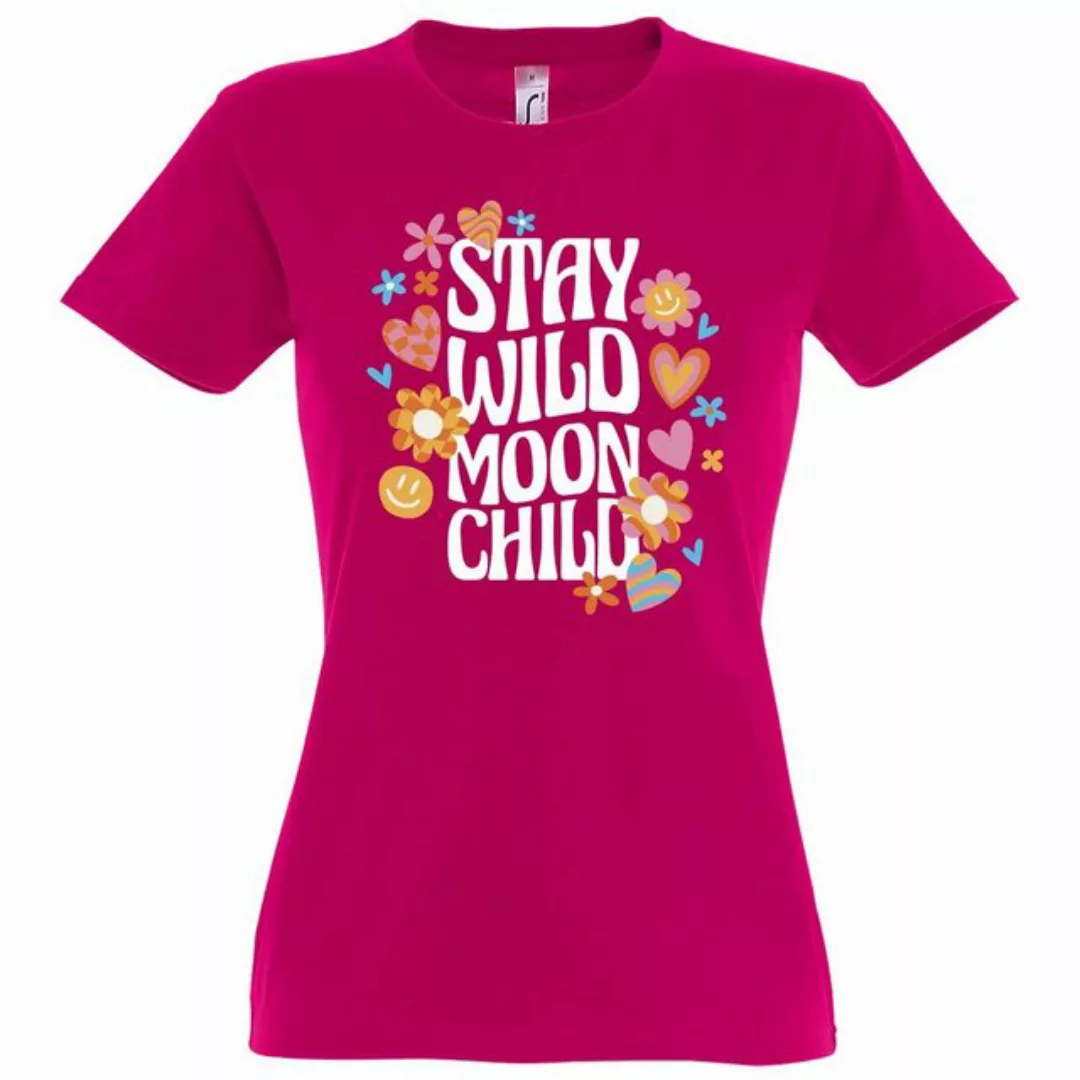 Youth Designz T-Shirt "Stay Wild Moon Chill" Damen Shirt mit trendigem Fron günstig online kaufen