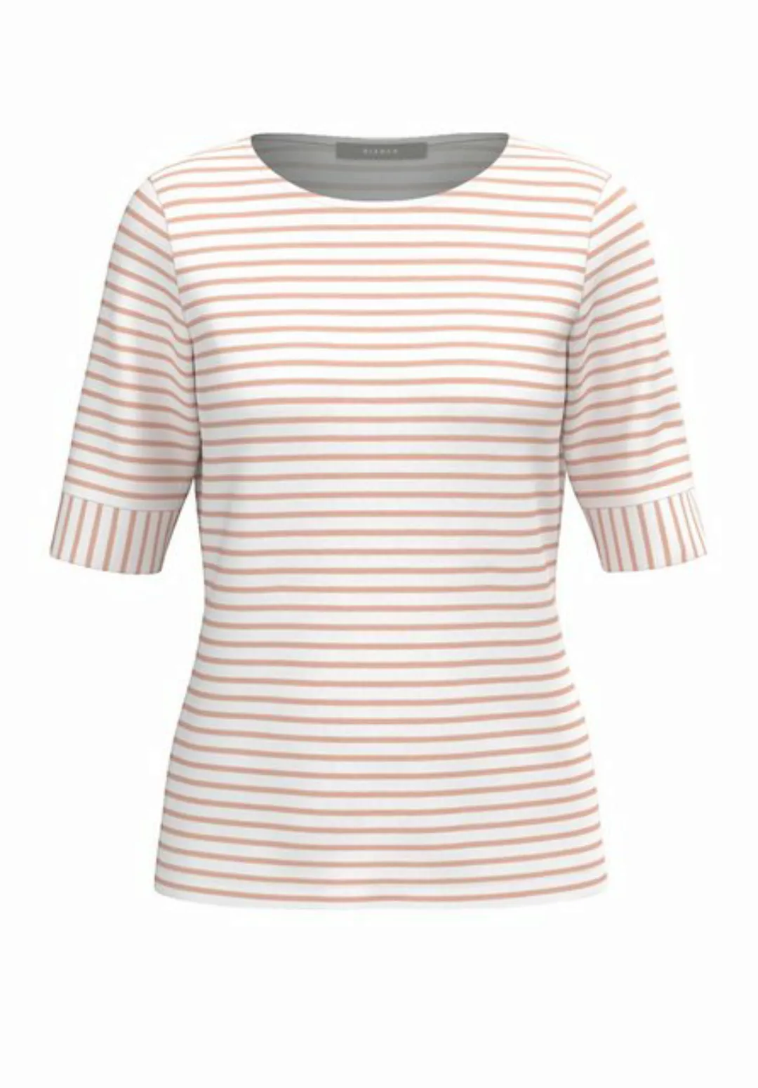 bianca Kurzarmshirt DINIA im Ringel-Look in angesagter Trendfarbe günstig online kaufen