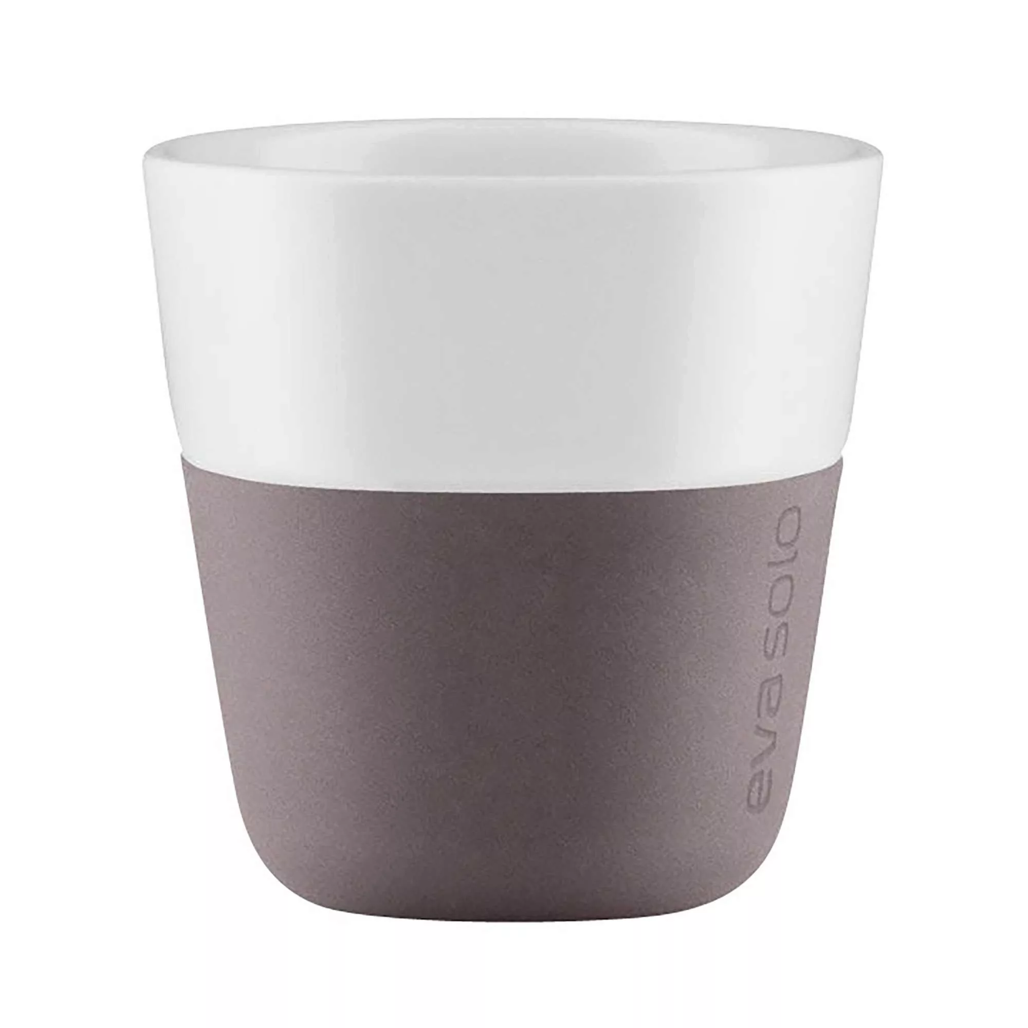 Eva Solo - Colour Grip Espressobecher 2er Set 80ml - elefanten grau/H x Ø 6 günstig online kaufen