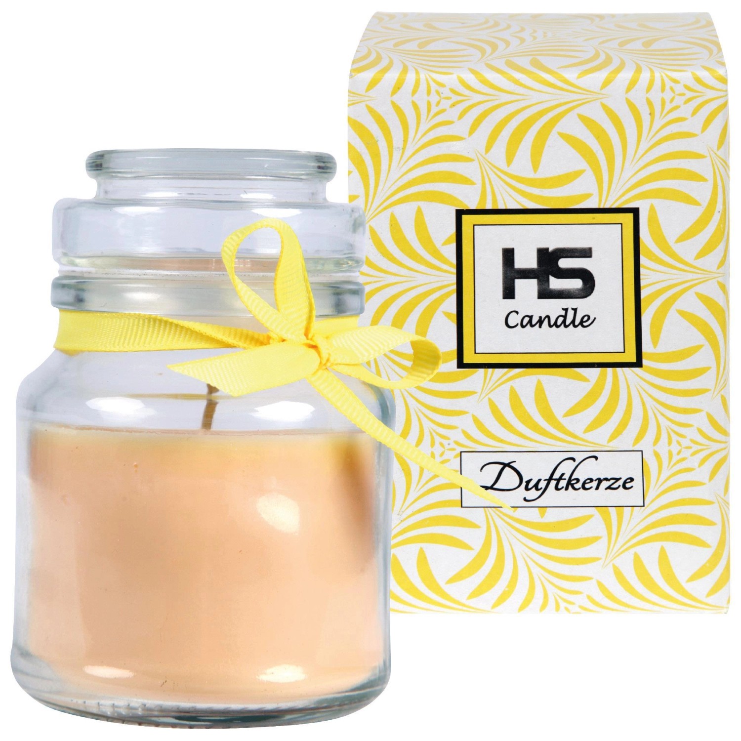 HS Candle Duftkerze & Bonbon Glas Ø7cm Vanille günstig online kaufen