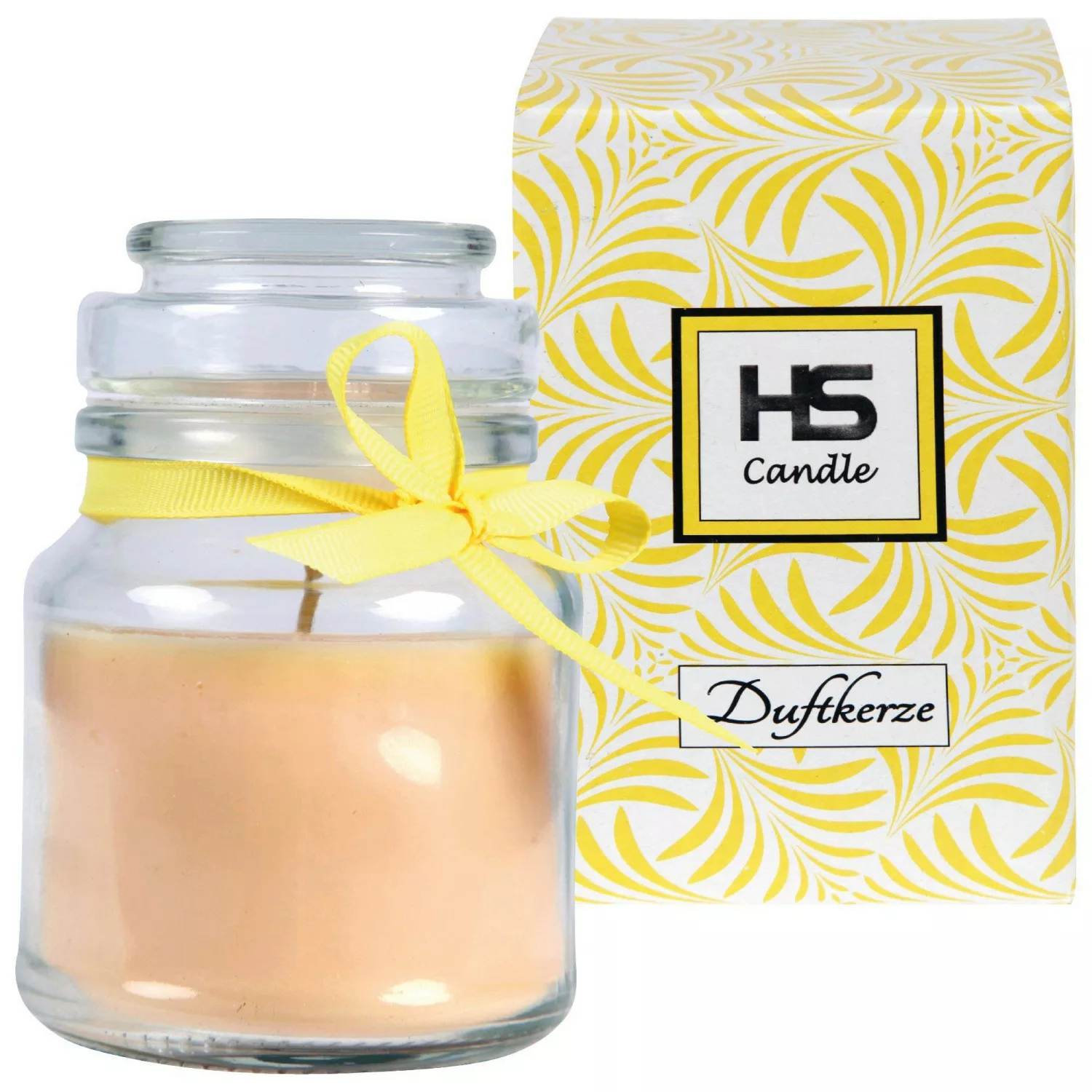 HS Candle Duftkerze & Bonbon Glas Ø7cm Vanille günstig online kaufen