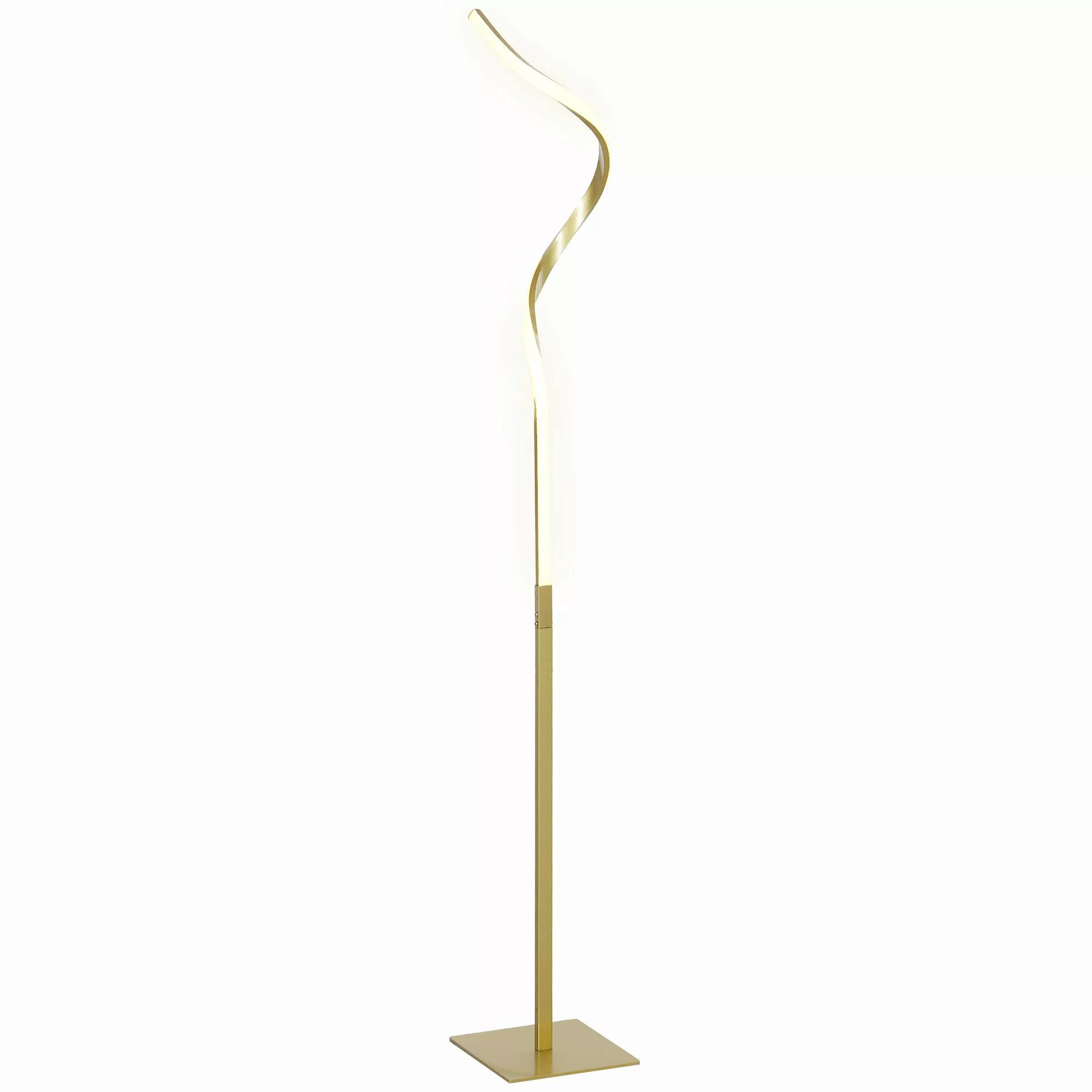 HOMCOM LED Stehlampe Stehleuchte mit Fußschalter, günstig online kaufen