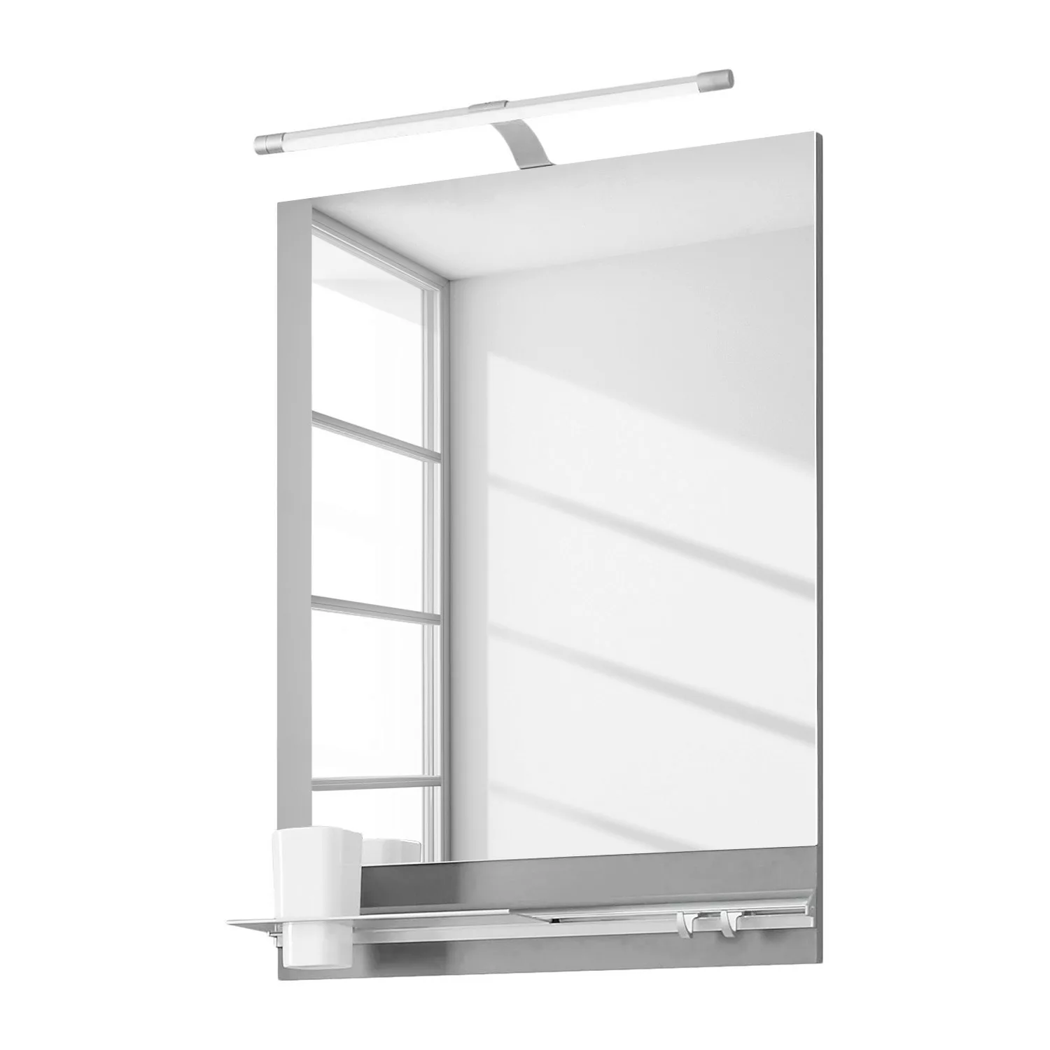 Saphir Badspiegel "Quickset 357 Spiegel 50 cm breit, 70 cm hoch, LED-Beleuc günstig online kaufen