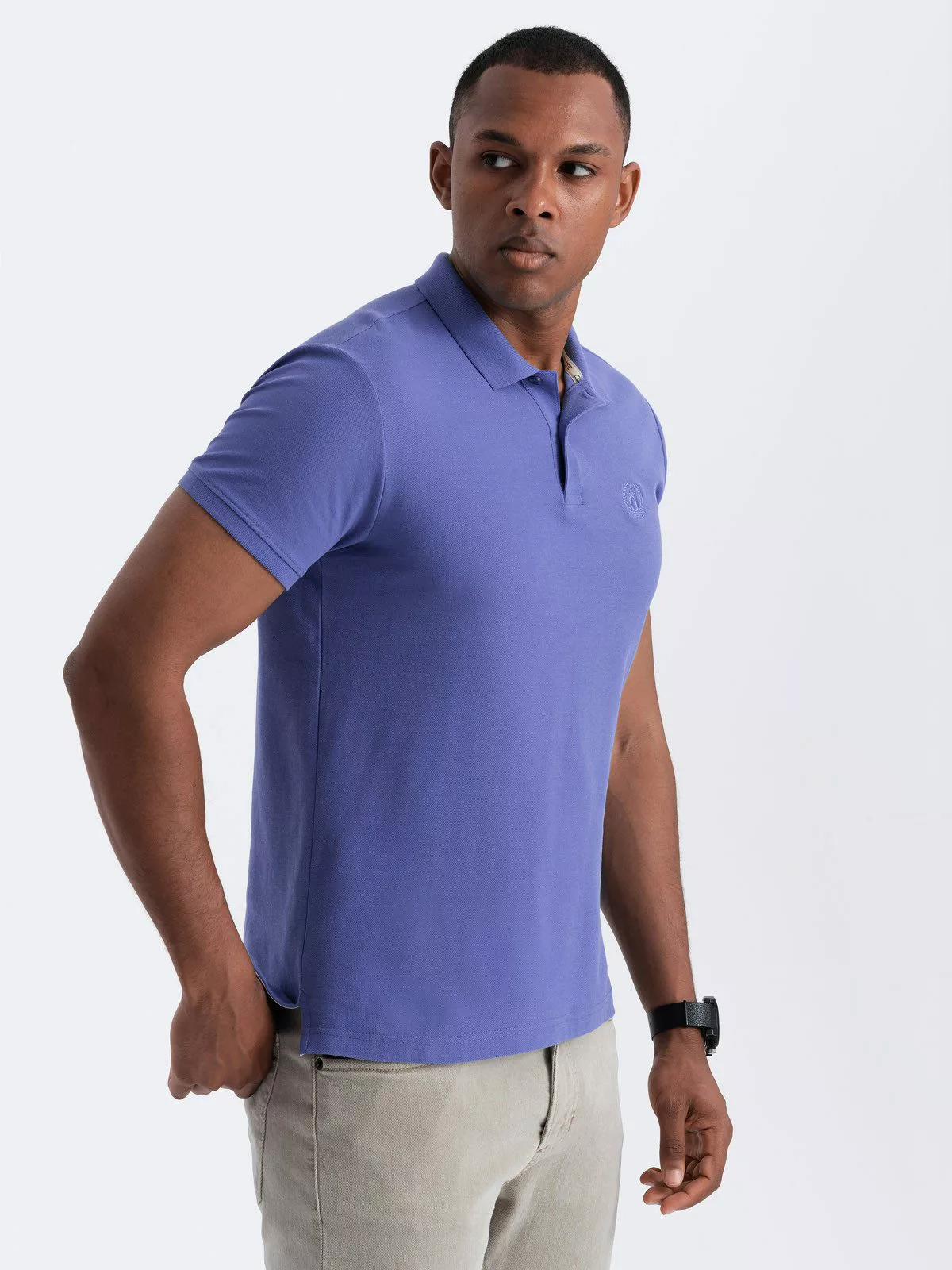OMBRE Poloshirt Herren-Poloshirt aus Piqué-Strick BASIC günstig online kaufen