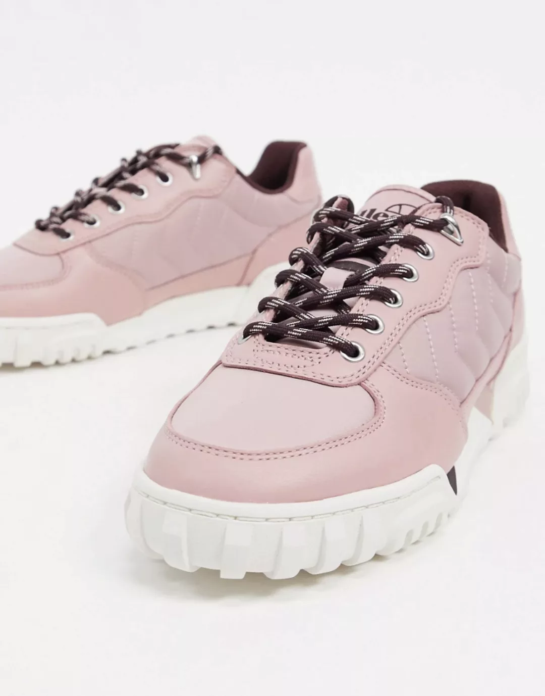 ellesse – Tanker – Stepp-Sneaker mit Cupsohle in Rosa günstig online kaufen