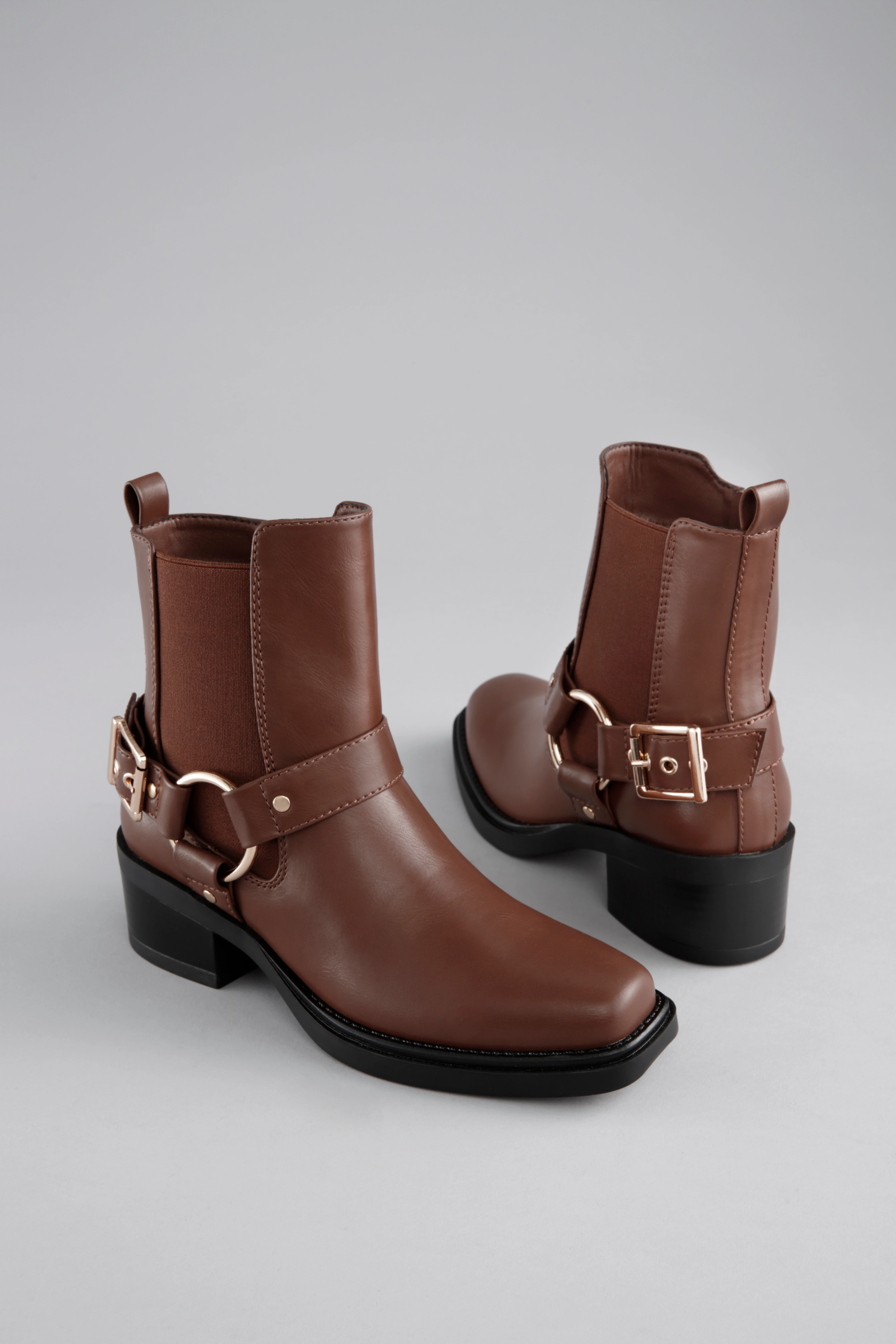 Aniston SHOES Westernstiefelette, Cowboyboots, Blockabsatz, mit Stretcheins günstig online kaufen