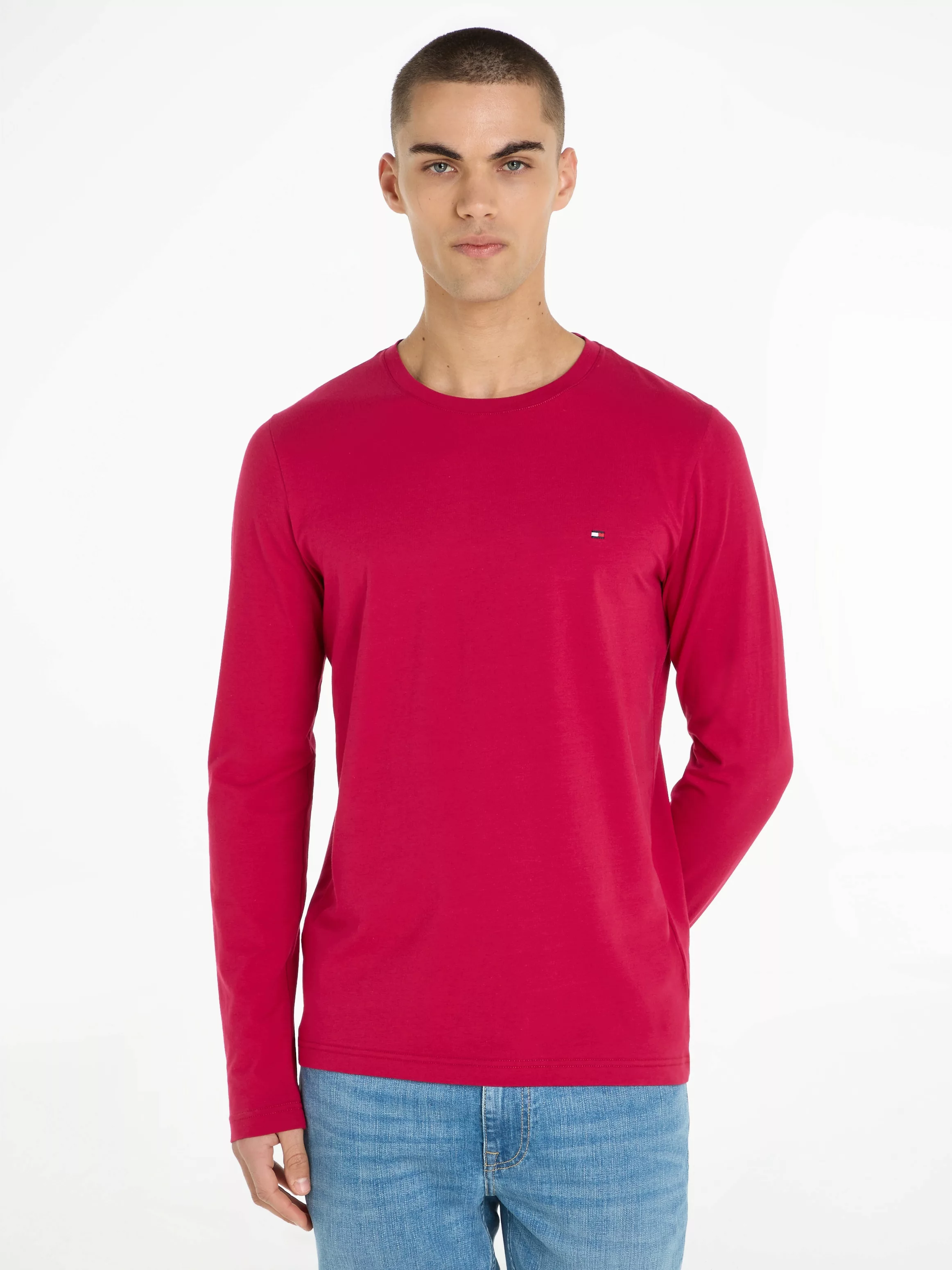 Tommy Hilfiger Langarmshirt "STRETCH SLIM FIT LONG SLEEVE" günstig online kaufen