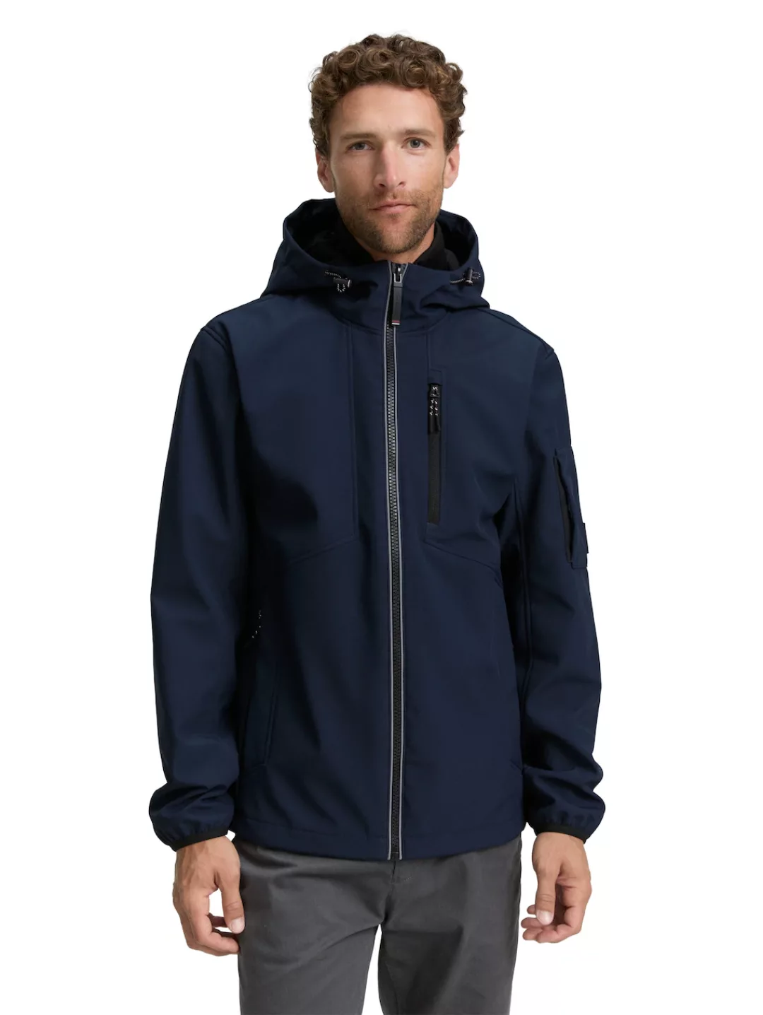 TOM TAILOR Softshelljacke, mit Kapuze, mit Kapuze günstig online kaufen