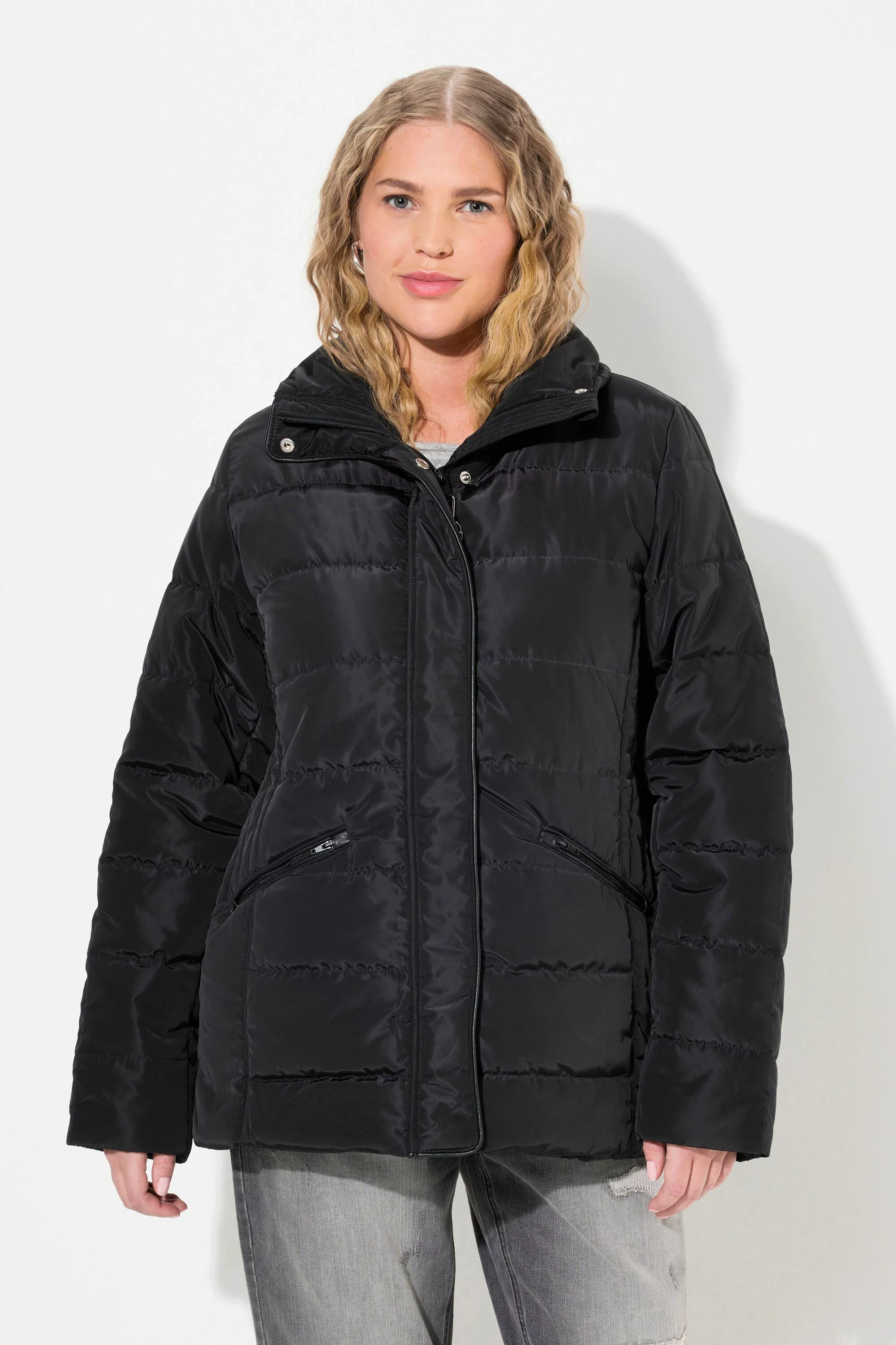 Ulla Popken Steppjacke Steppjacke mit leichter günstig online kaufen