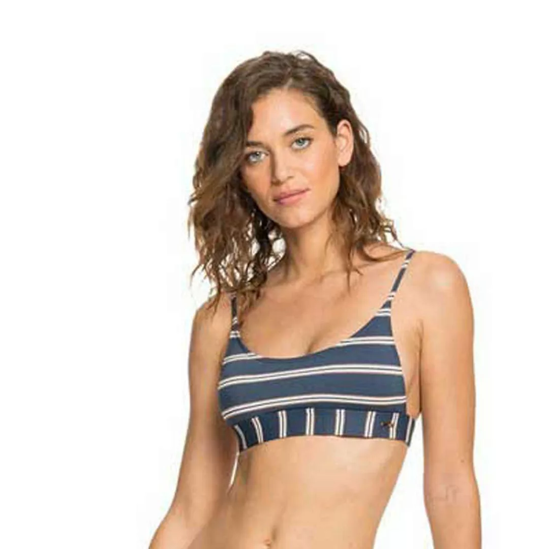 Roxy Moonlight Splash Bralette Bikini Oberteil L Mood Indigo Will Stripes L günstig online kaufen