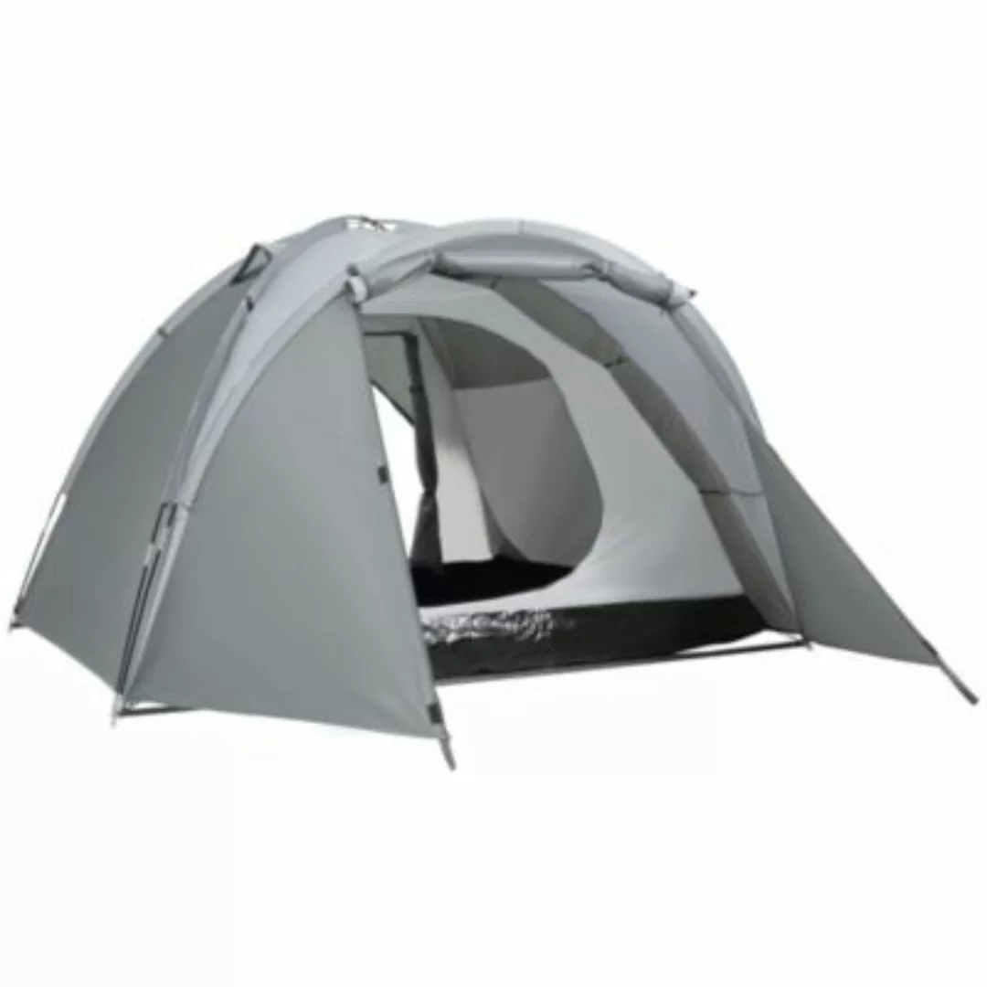 Outsunny Campingzelt mit Meshfenster grau günstig online kaufen