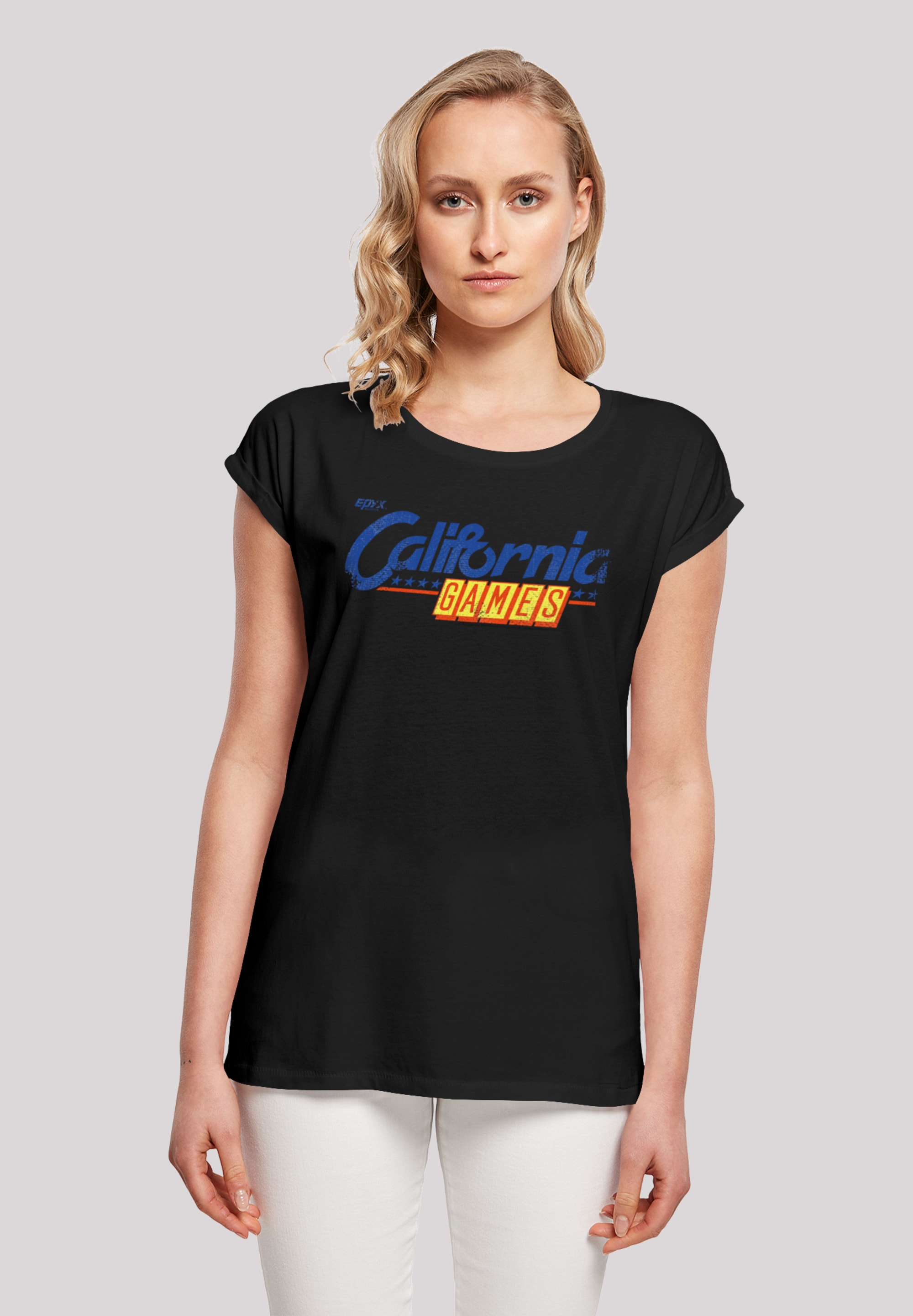 F4NT4STIC T-Shirt "Retro Gaming California GAMES LOGO", Print günstig online kaufen