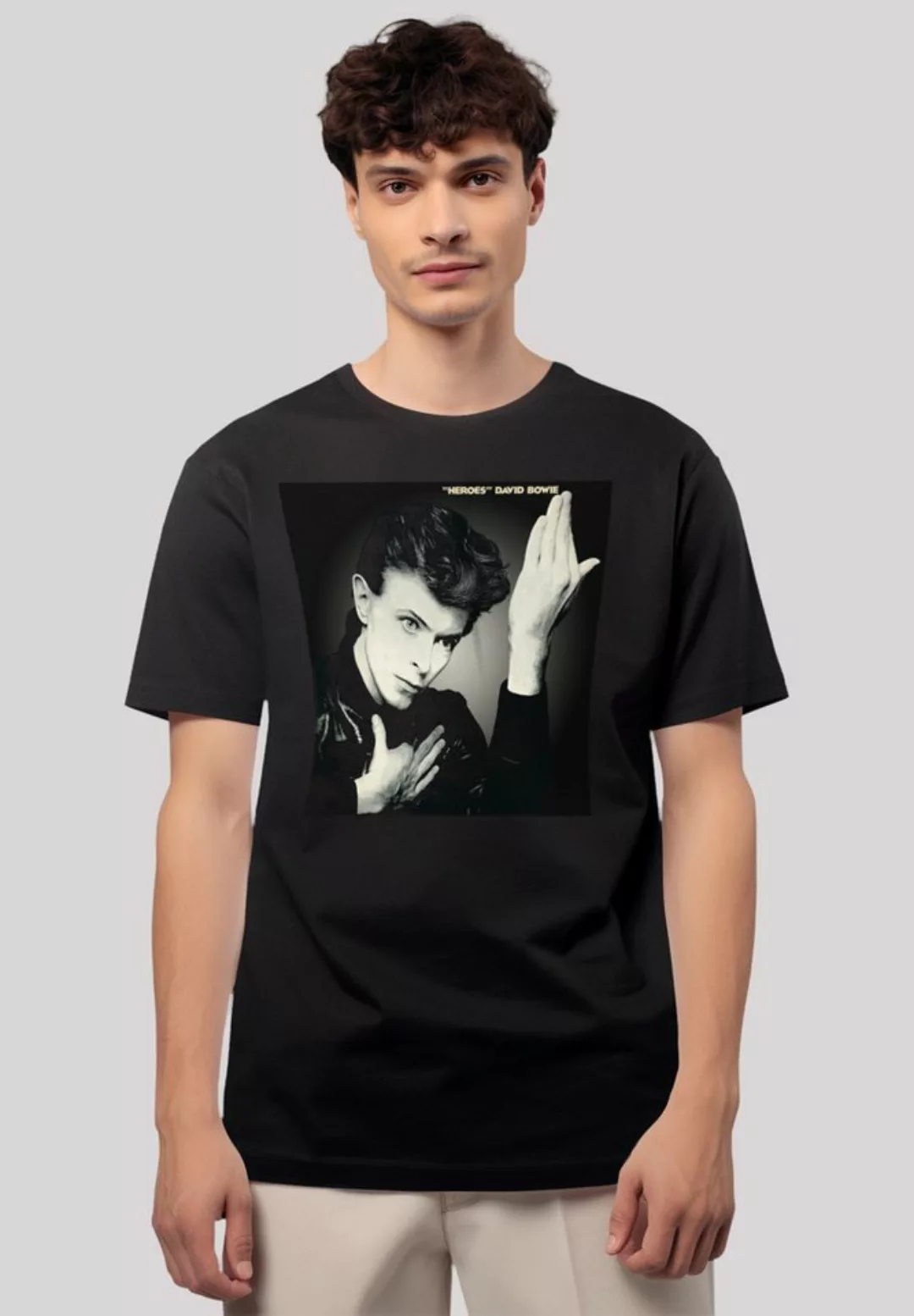 F4NT4STIC T-Shirt "David Bowie Heroes Album Cover", Premium Qualität günstig online kaufen