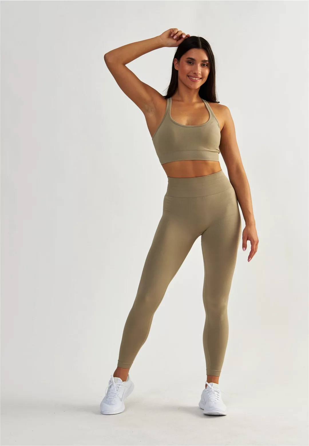 BeShaped Trainingstights "Sportschool koningin", (1 tlg.), mit hohem Bund günstig online kaufen