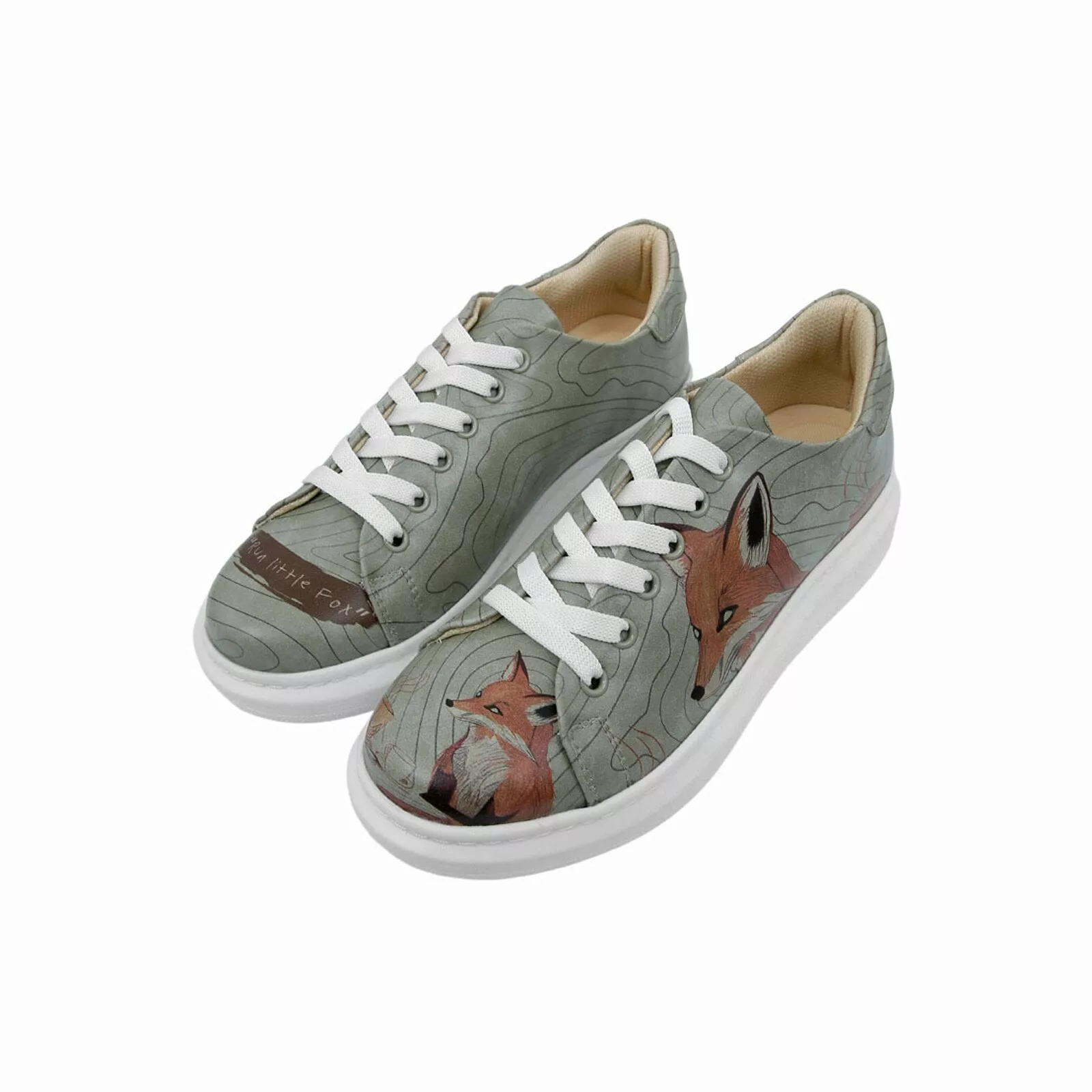 DOGO Plateausneaker "Damen Myra Run Little Fox Vegan Damen Sneaker / Female günstig online kaufen