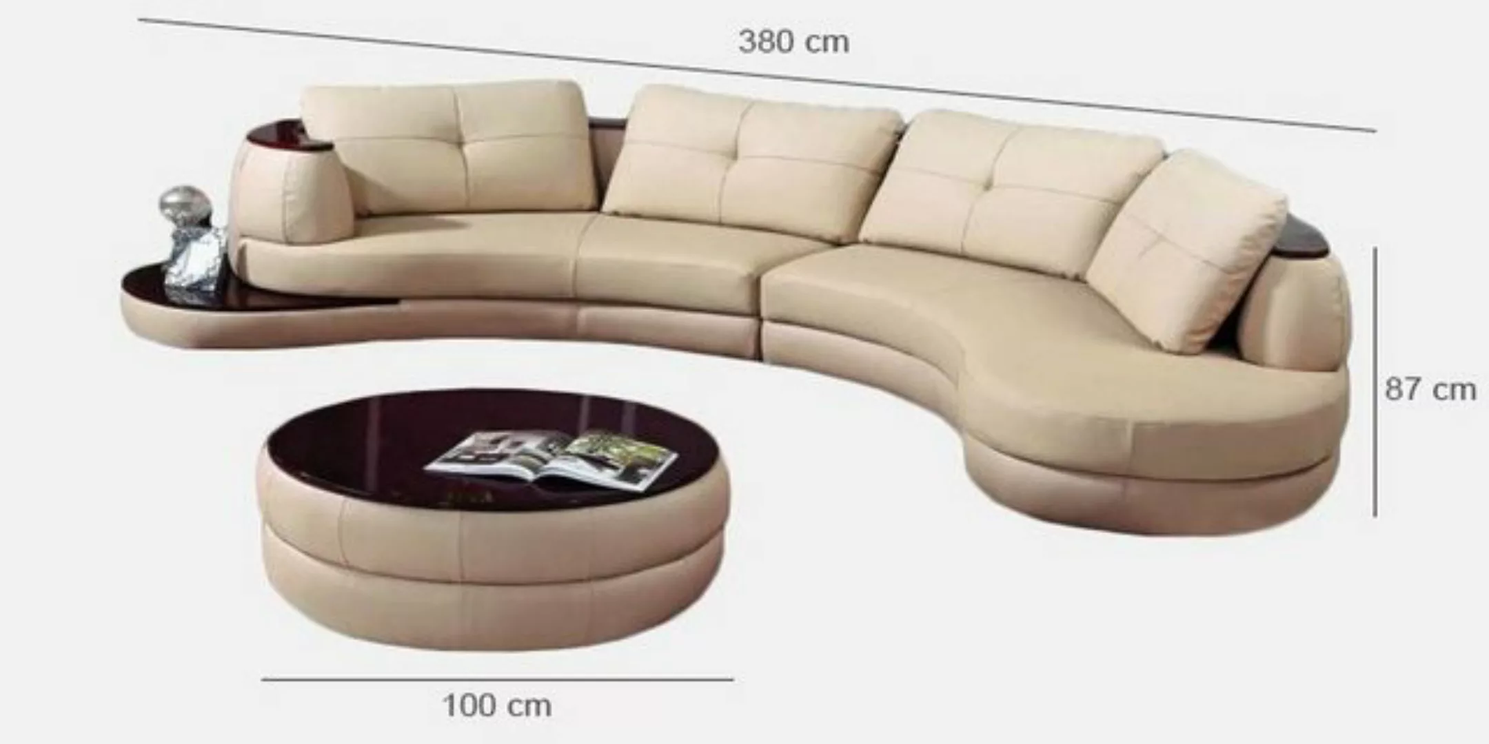 JVmoebel Ecksofa Designer Sofa Wohnlandschaft Couch Polster Eckcouch Sitz G günstig online kaufen