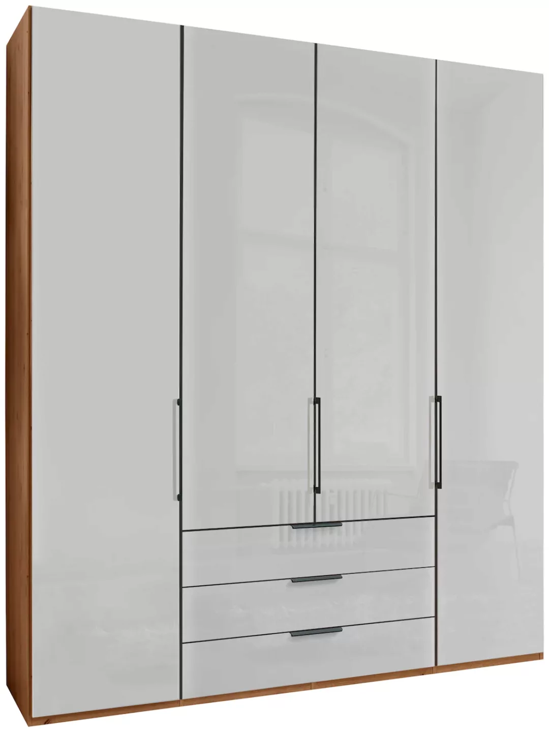 WIEMANN Falttürenschrank "Monaco", mit Glasfront sowie hochwertigen Beschlä günstig online kaufen