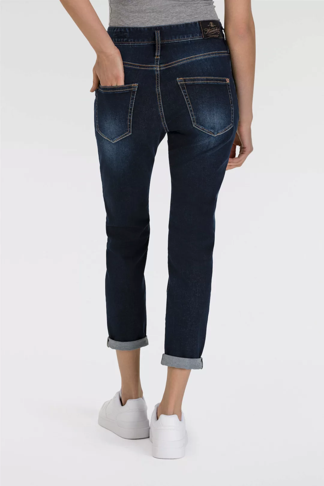 Herrlicher 7/8-Jeans Shyra Cropped Reused Denim mit tiefsitzenden Taschen v günstig online kaufen