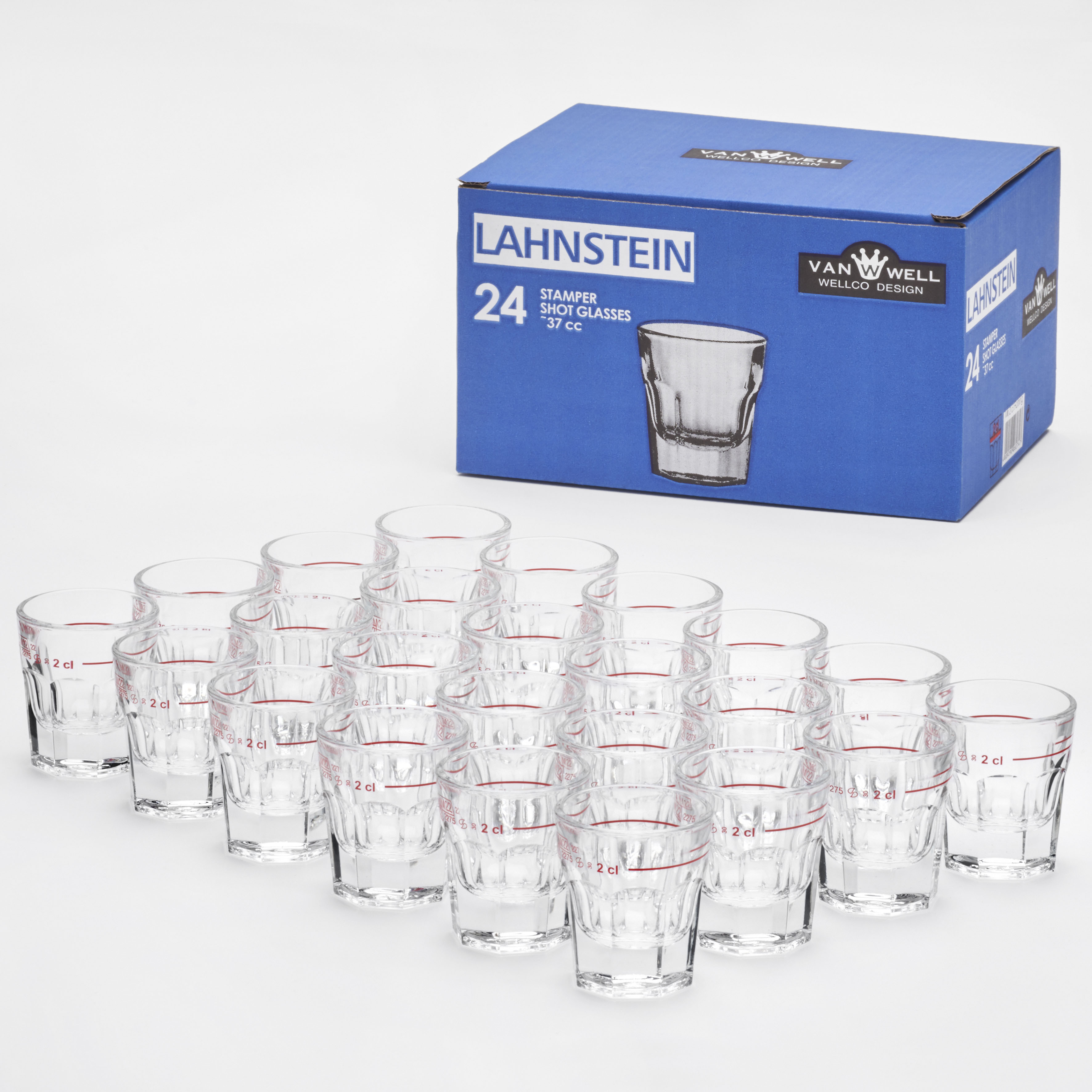 van Well Schnapsglas »Lahnstein Rotring«, (Set, 24 tlg., 24 Schnapsgläser L günstig online kaufen