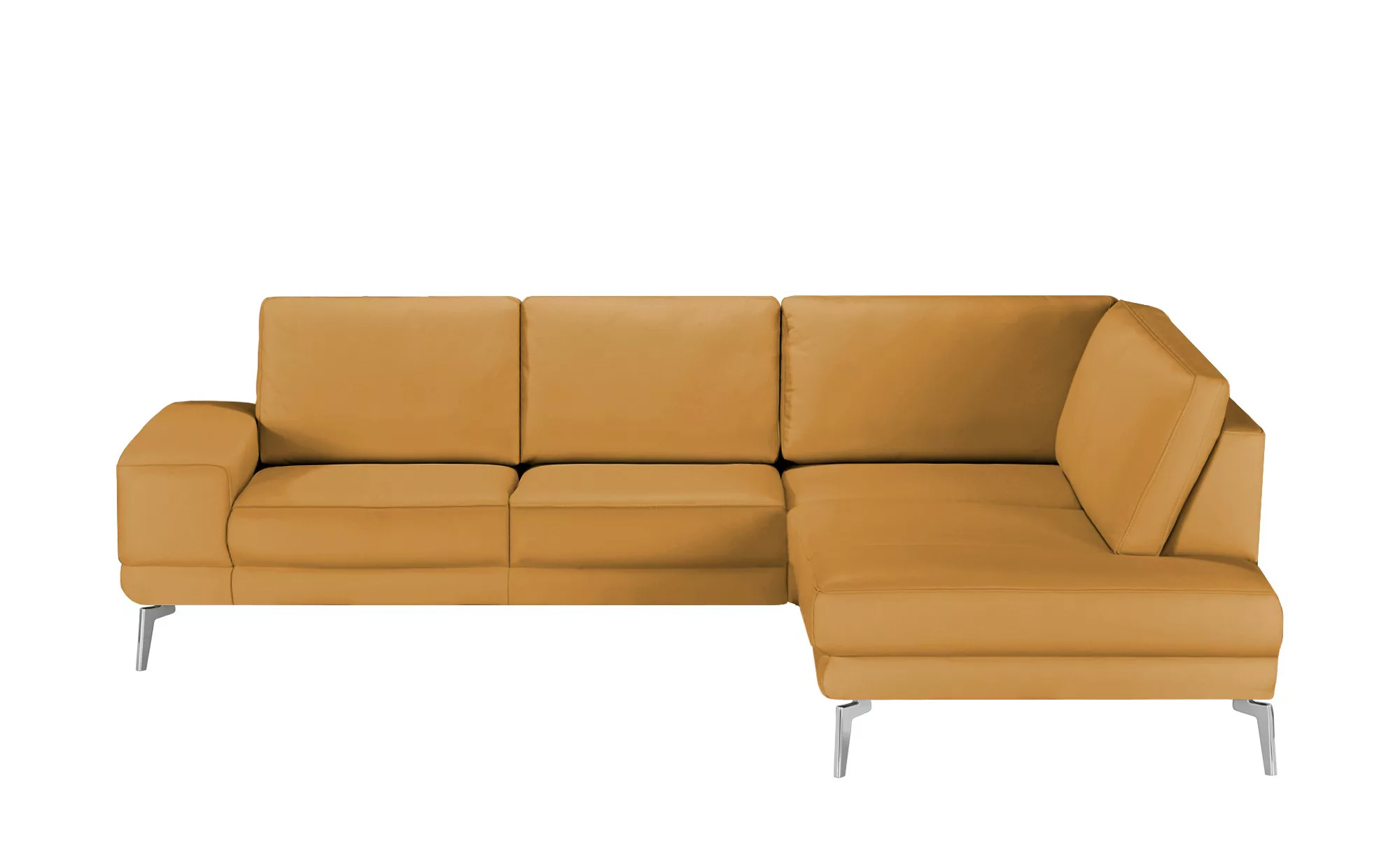 meinSofa Ecksofa aus Leder Dana ¦ orange ¦ Maße (cm): B: 269 H: 86 T: 222.0 günstig online kaufen