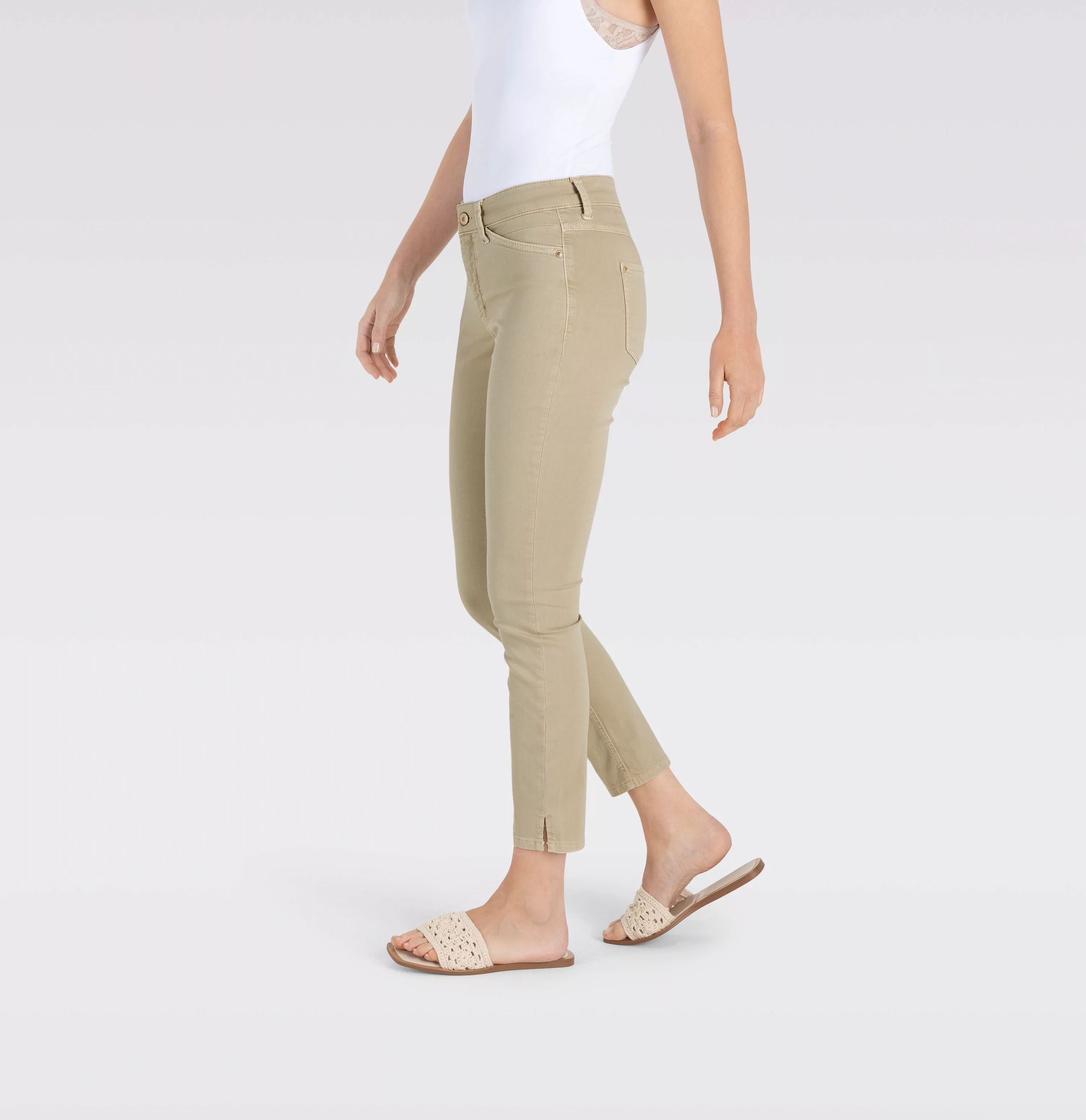 MAC 7/8-Jeans "Dream Summer", verkürzt mit Schlitz am Saum günstig online kaufen